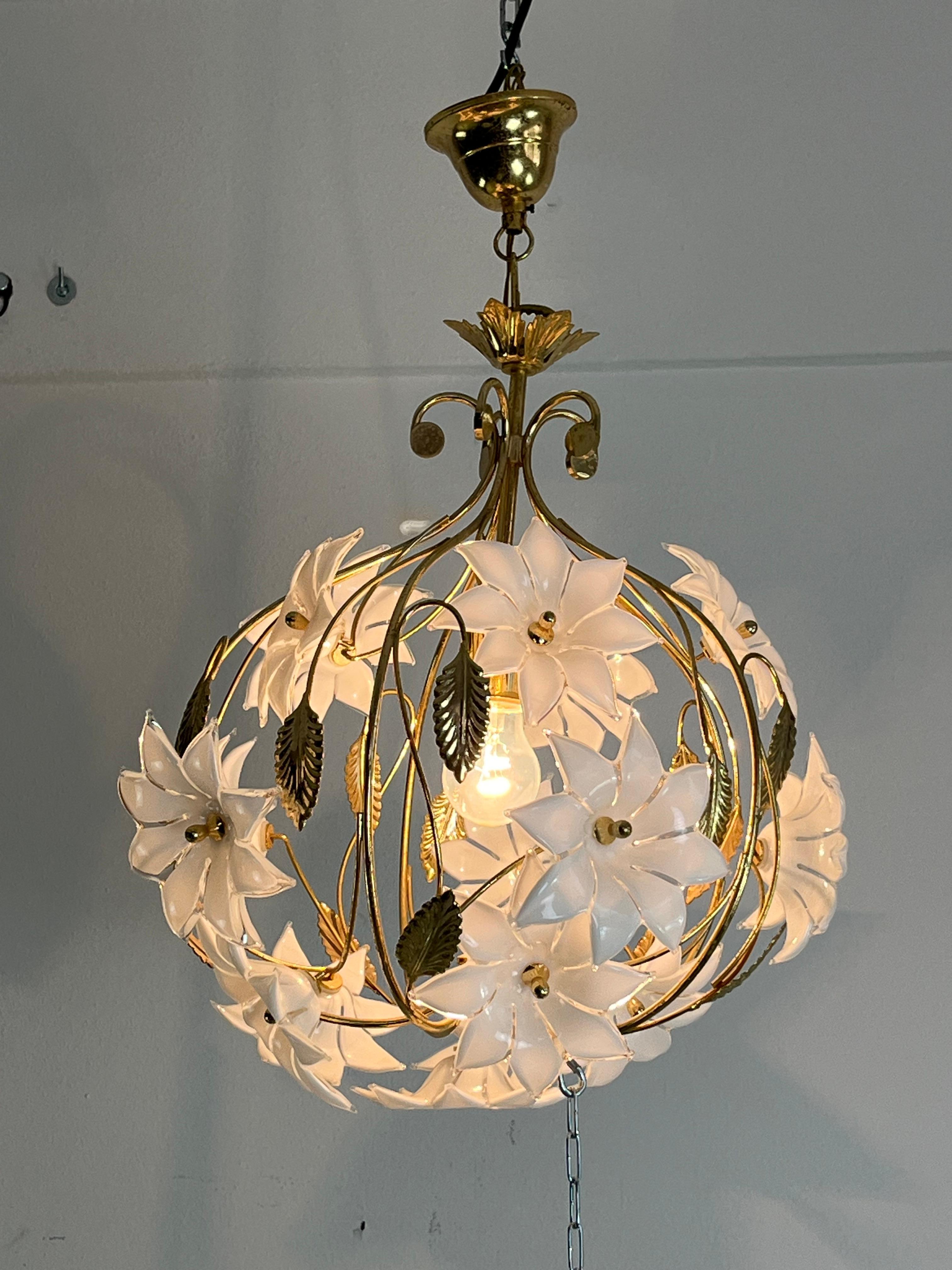 Italiano Set di 2 lampadari in vetro di Murano  1970s in vendita