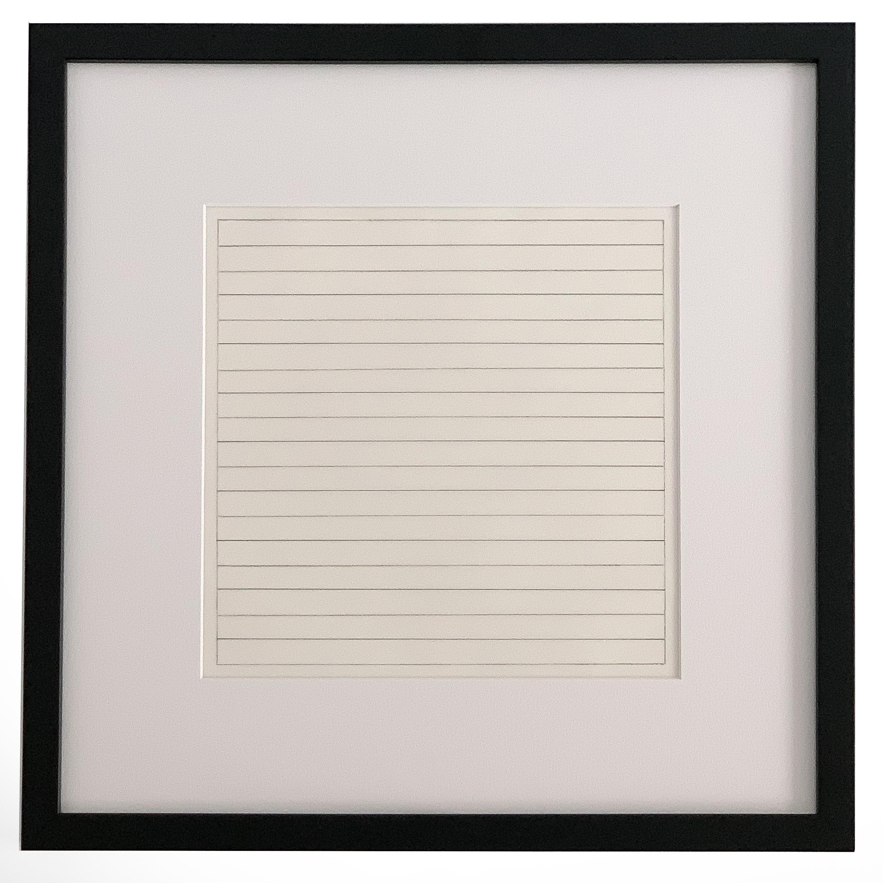 Set 10 Framed Lithographs by Agnes Martin 1