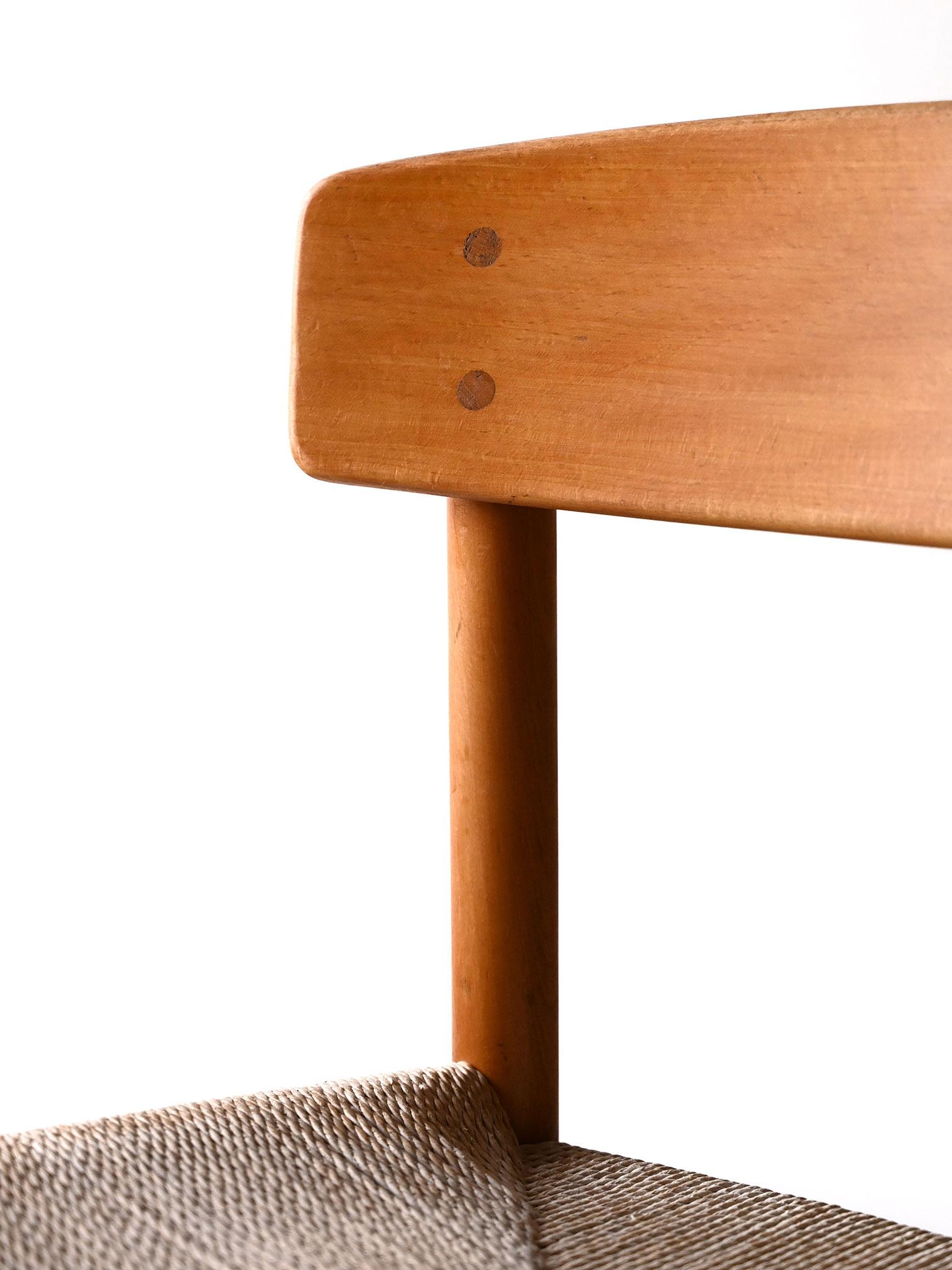 Set 10 sedie J39 “People’s Chair” di Børge Mogensen in vendita 4