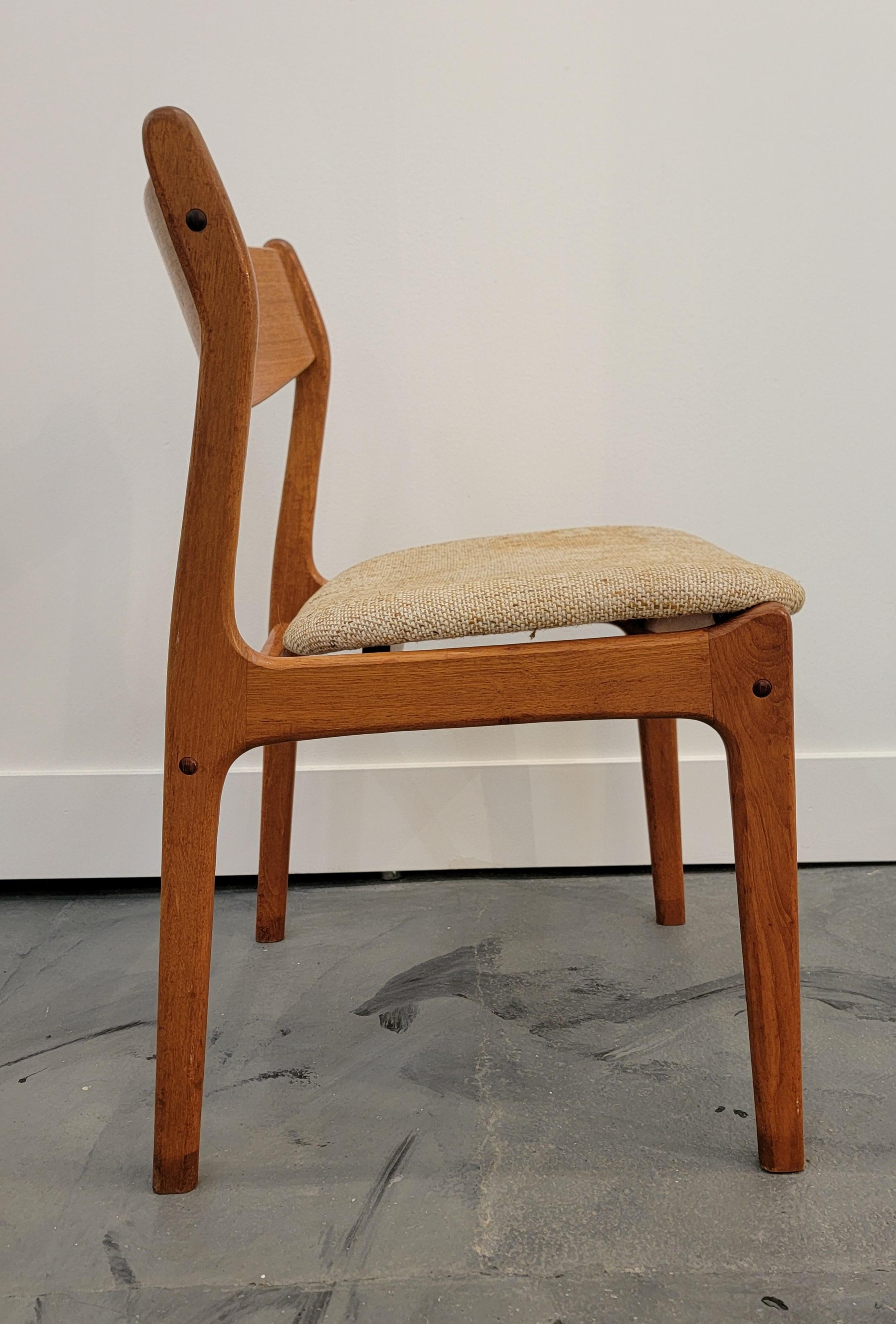 Danish SET 10 Teak Dining Chairs by P. E. Jorgensen for Farso For Sale