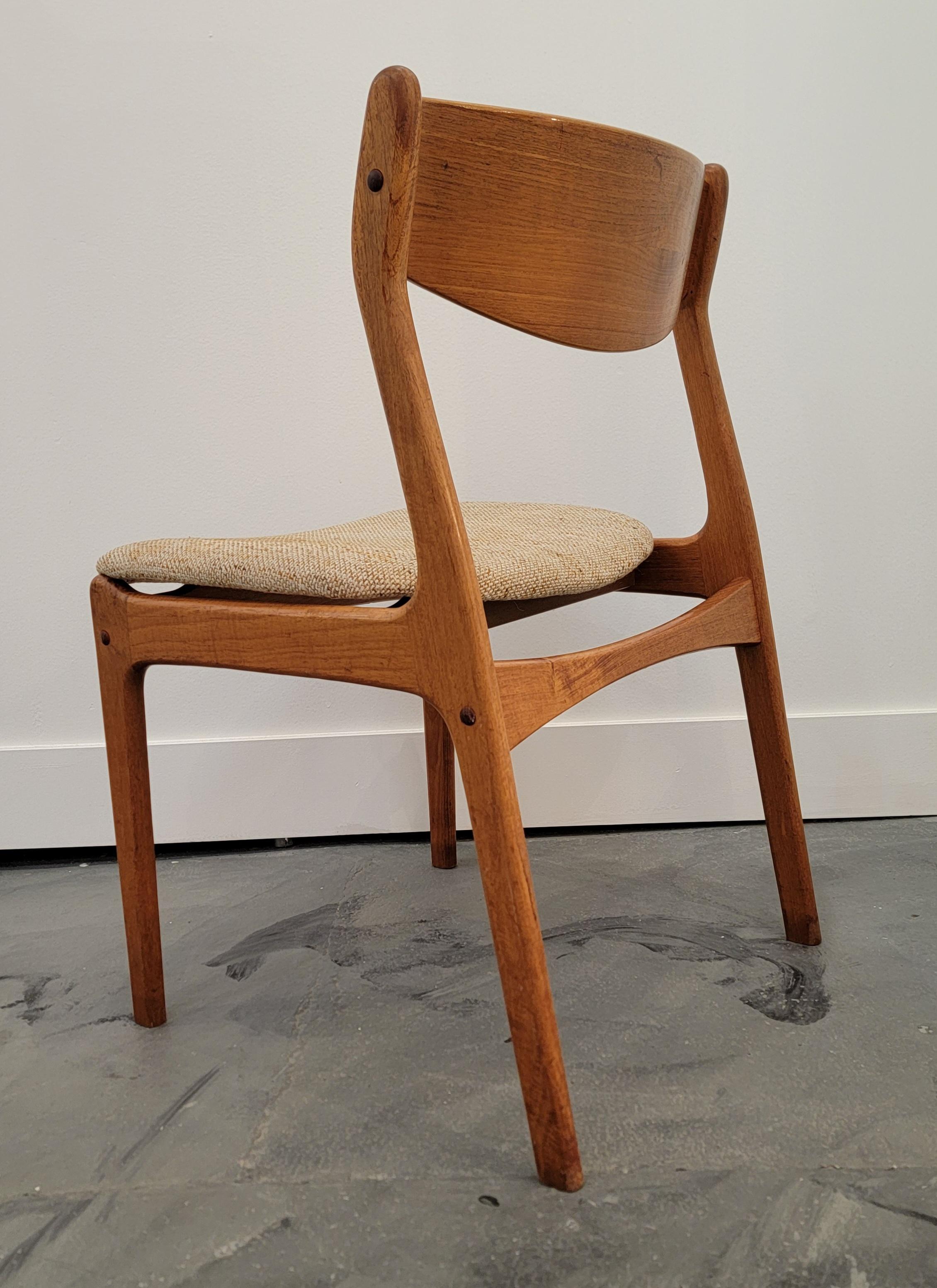 20th Century SET 10 Teak Dining Chairs by P. E. Jorgensen for Farso For Sale
