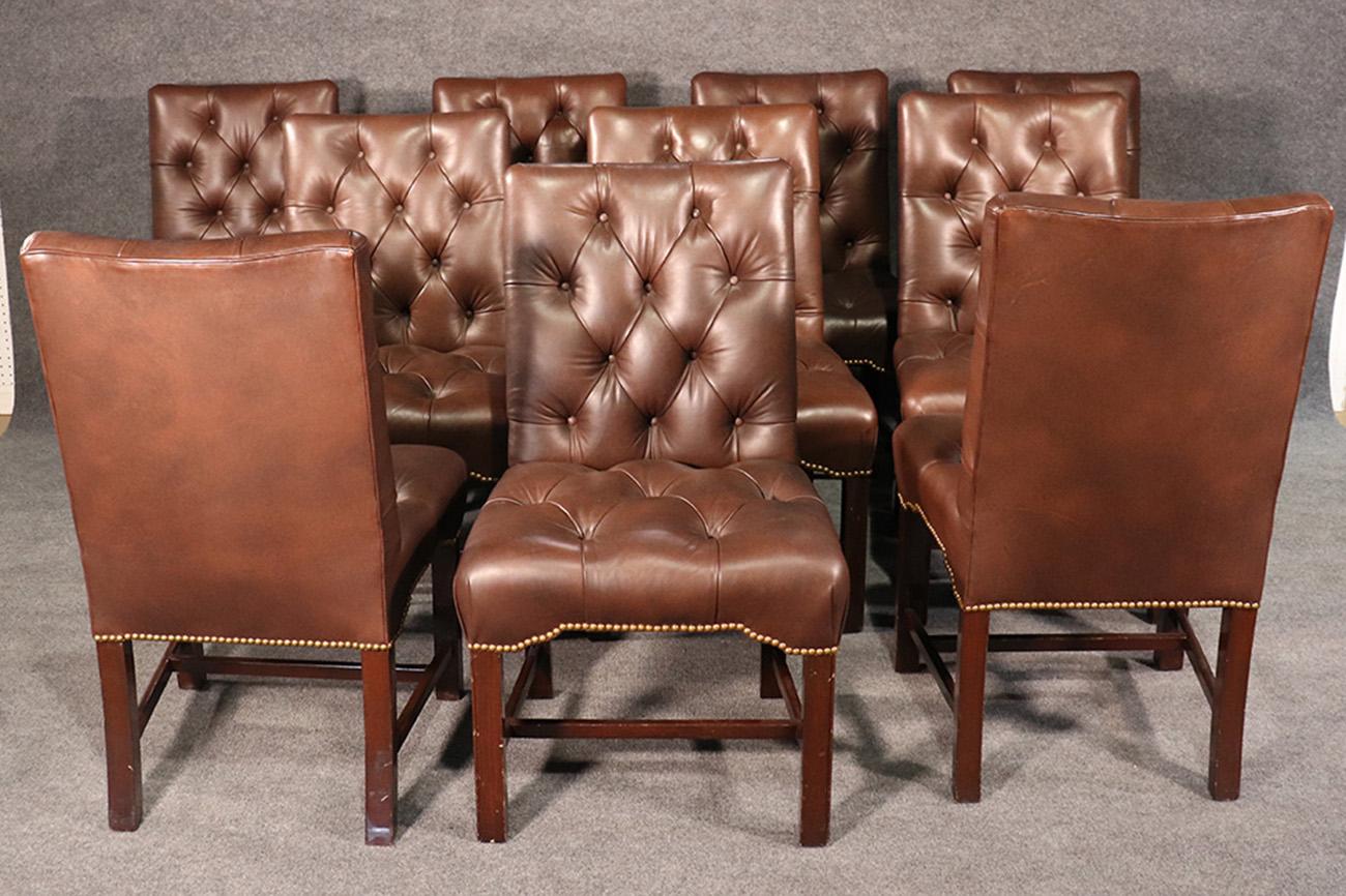 top grain leather dining chairs