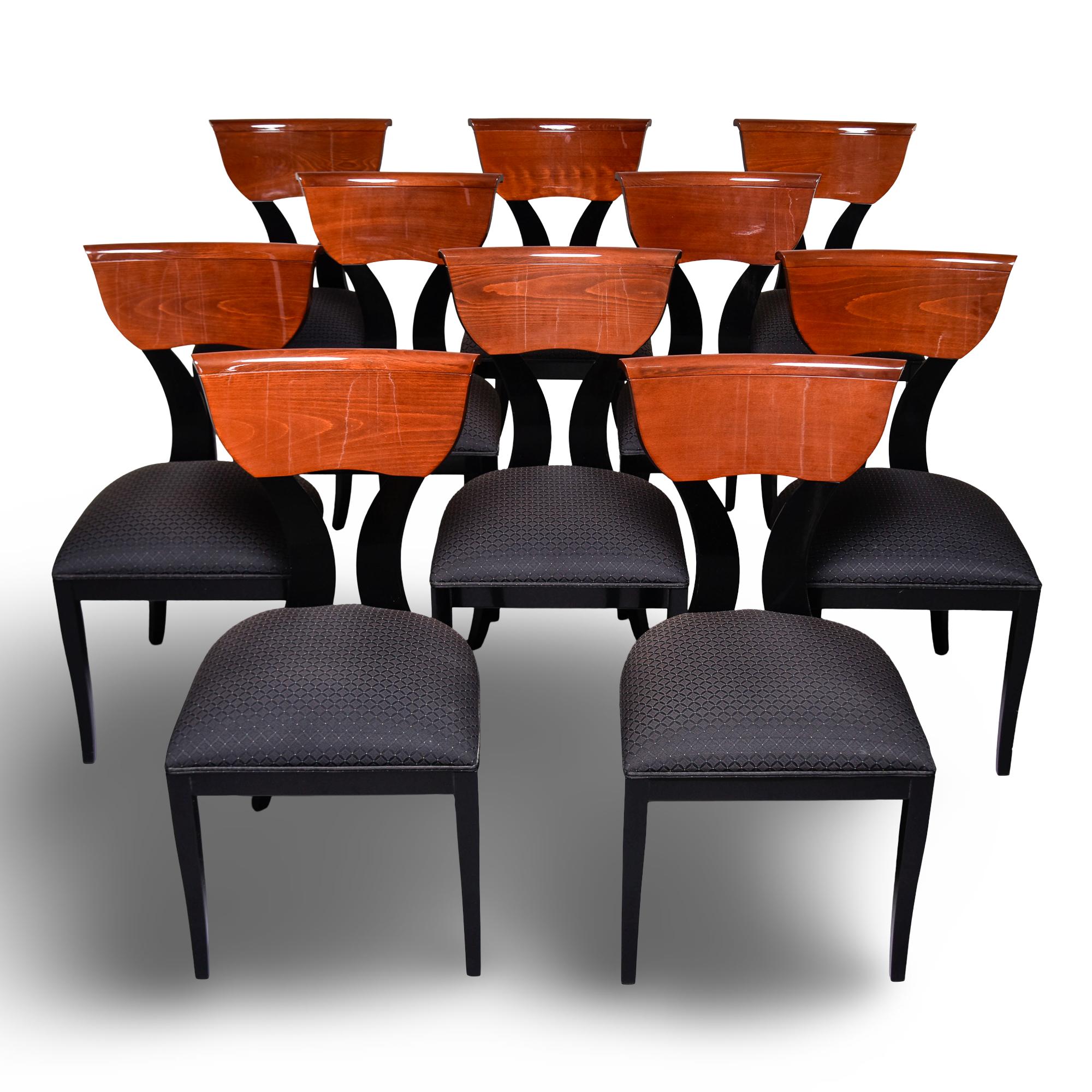 Set 10 Vintage Pietro Costantini for Ello Dining Chairs For Sale 7