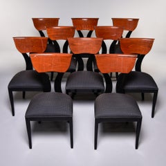 Set 10 Vintage Pietro Costantini für Ello Esszimmerstühle