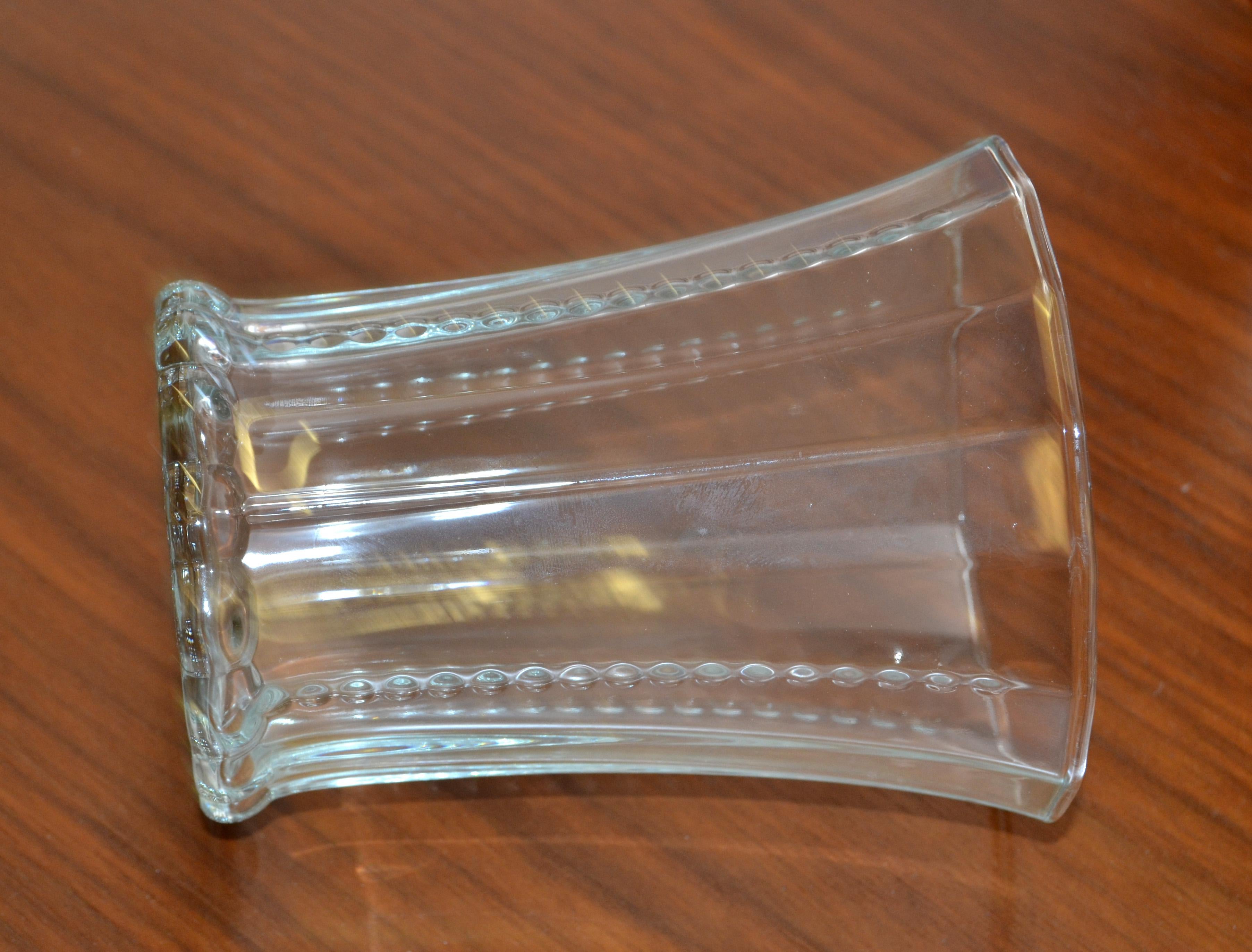 12 mundgeblasenes Blasenglas Mid-Century Modern Getränkegläser Glaswaren Italien (Handgefertigt) im Angebot
