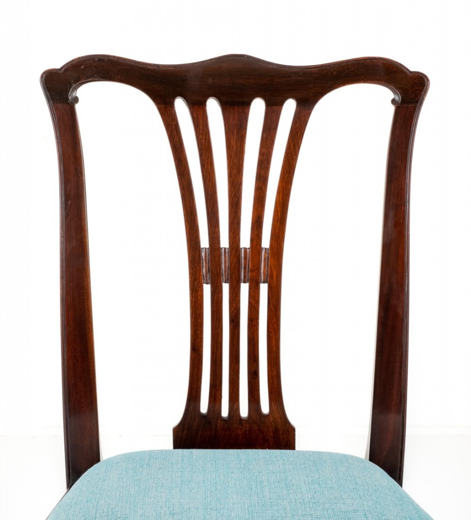 Set 12 Chippendale Dining Chairs Mahogany, 1890 12