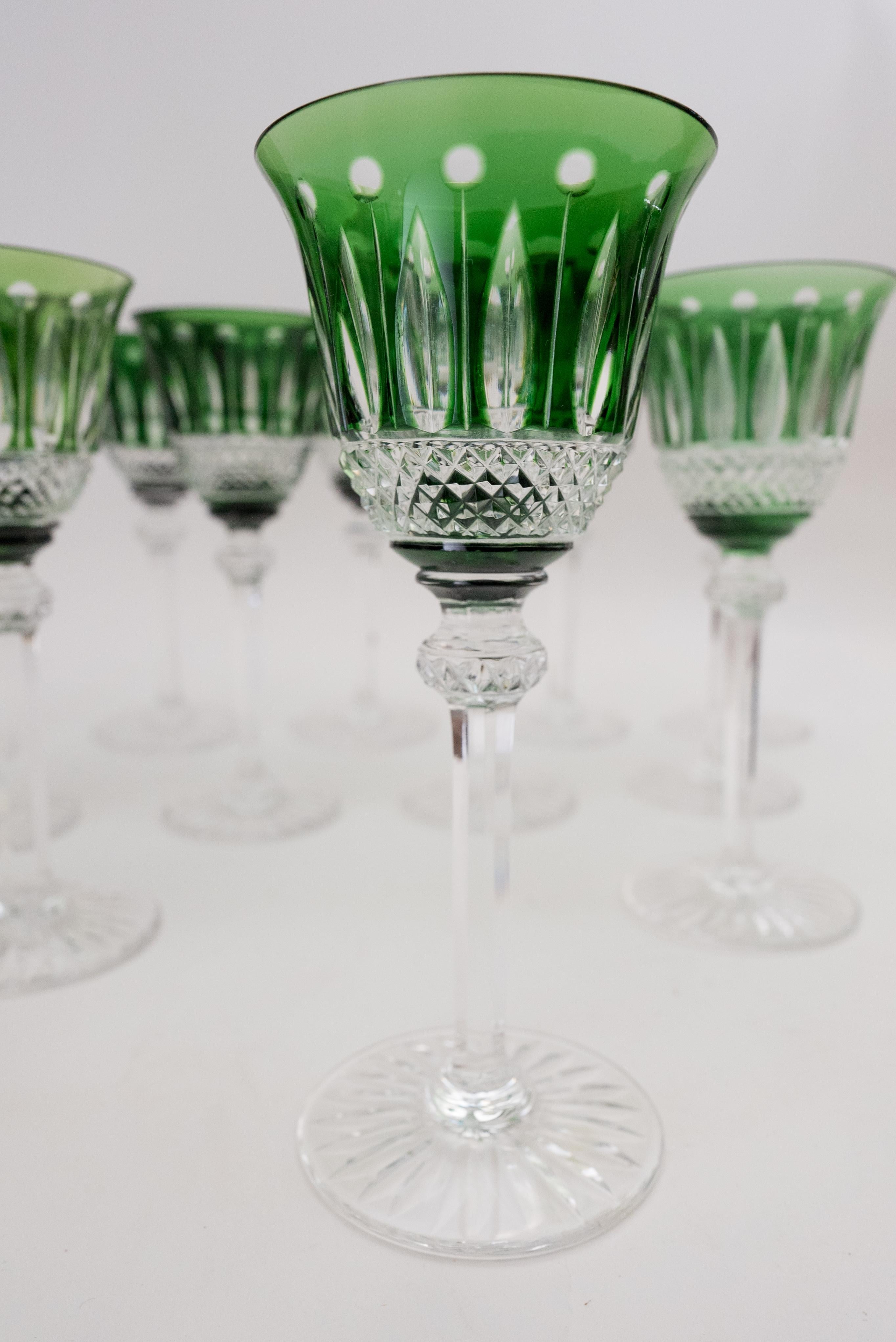 verre saint-louis tommy couleur
