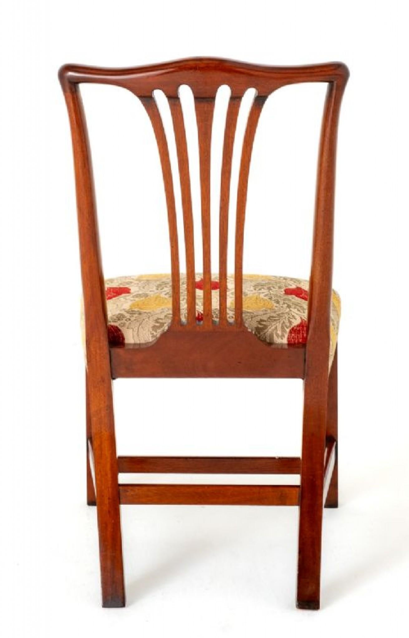Early 20th Century Set 16 Chippendale Dining Chairs Mahogany For Sale