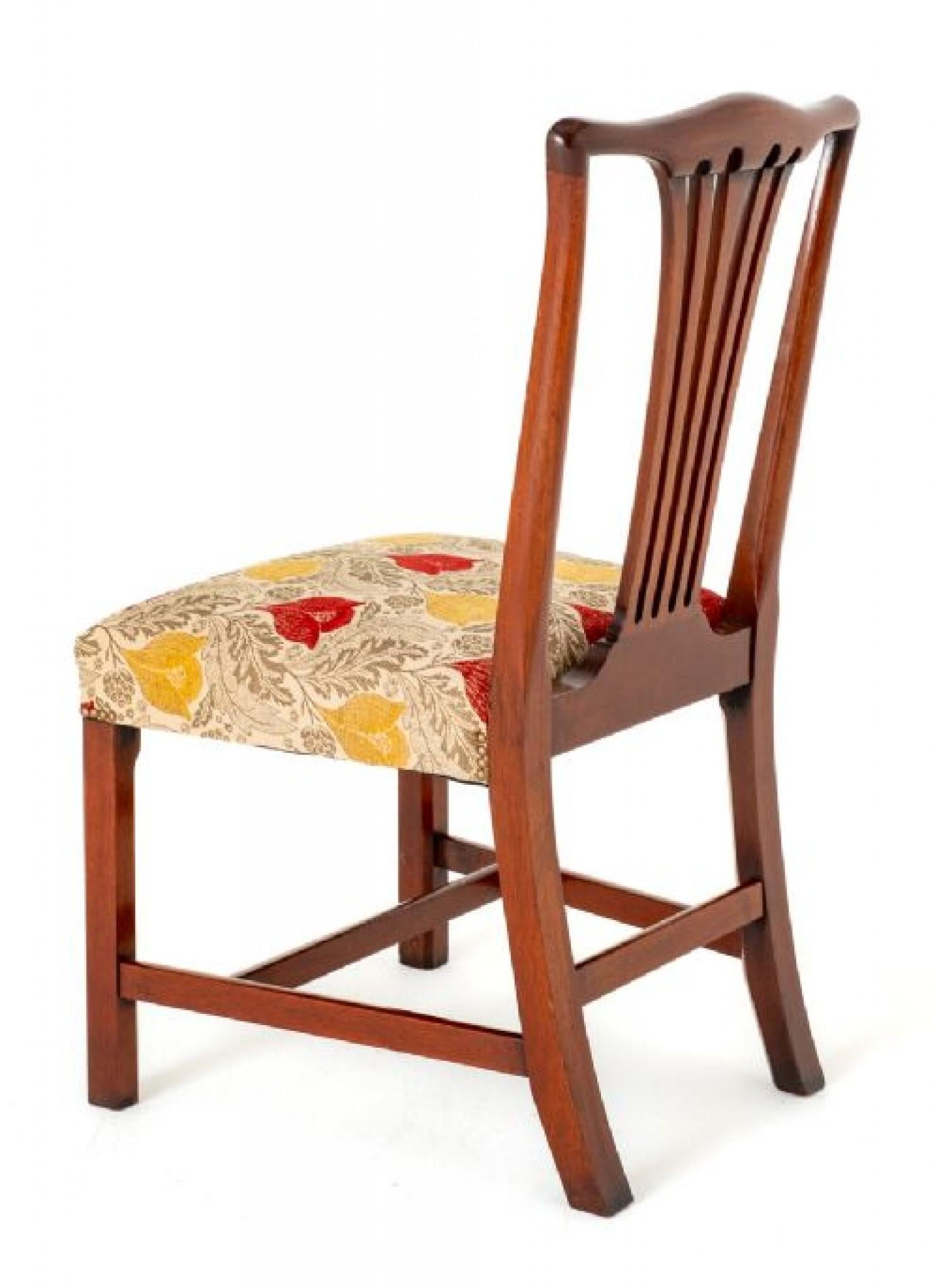 Set 16 Chippendale Dining Chairs Mahogany For Sale 2