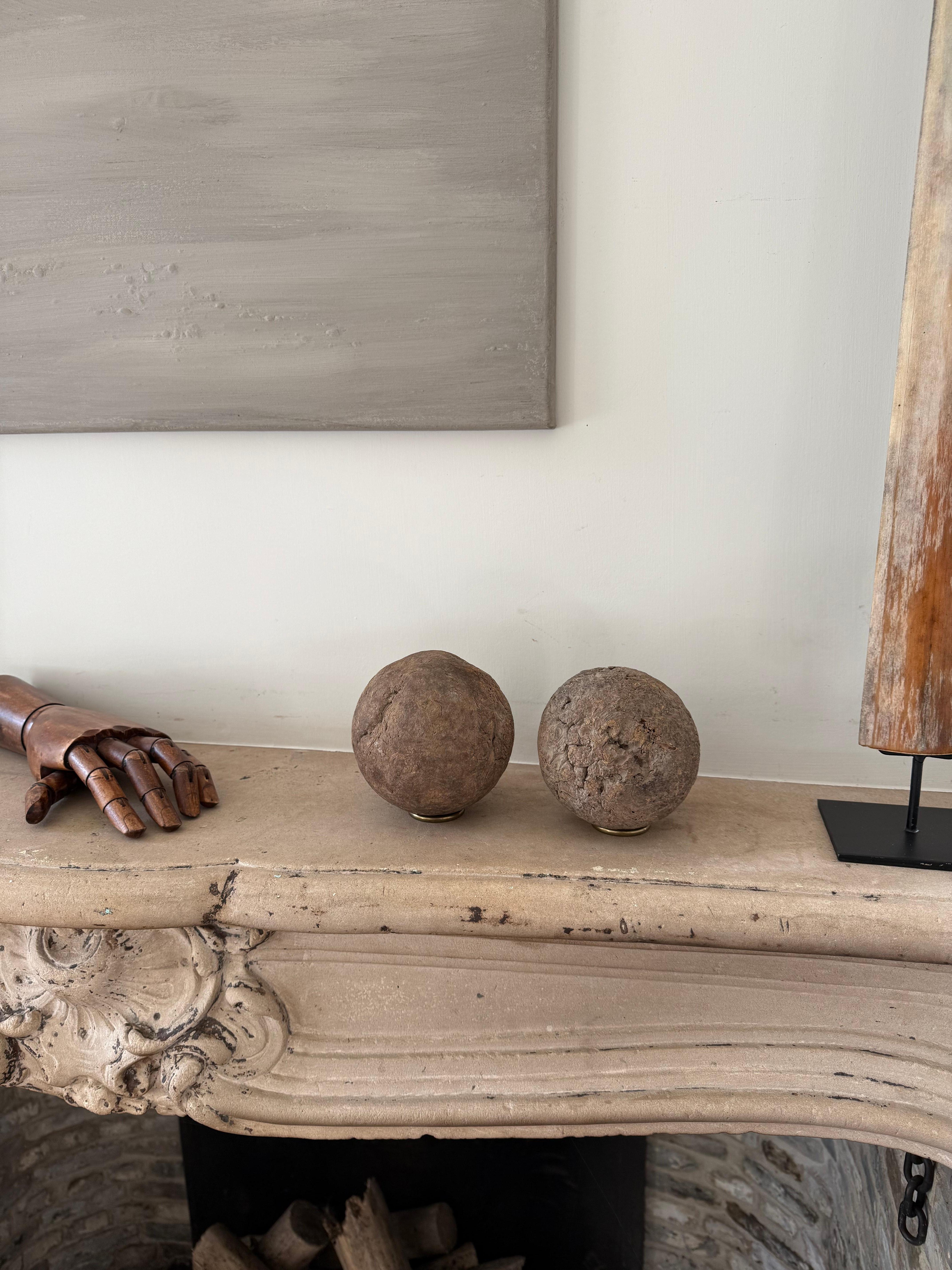 Set di palline scolpite in legno del XVIII secolo in vendita 3