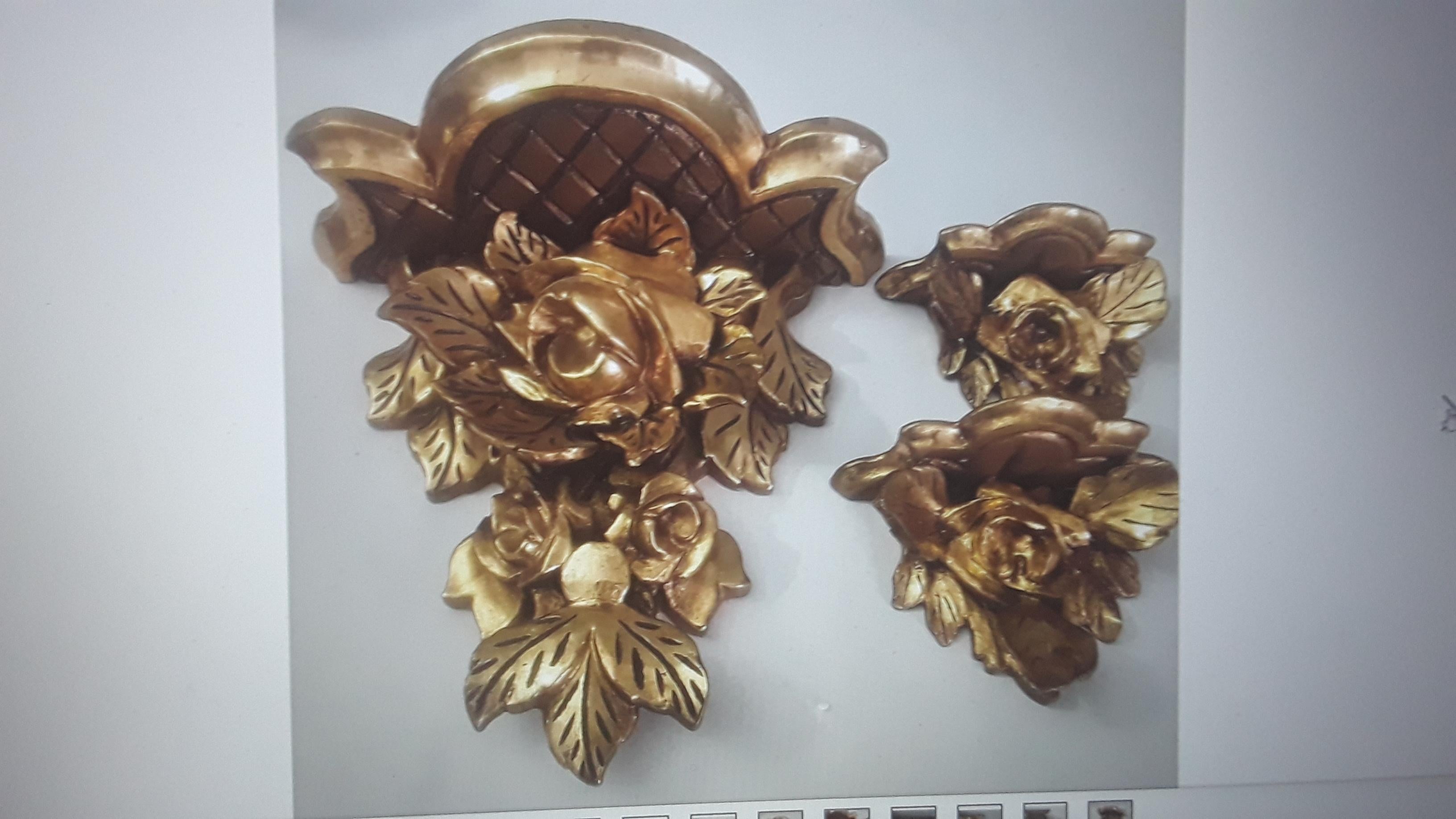 Juego 1920s Antiguo Dore Giltwood 