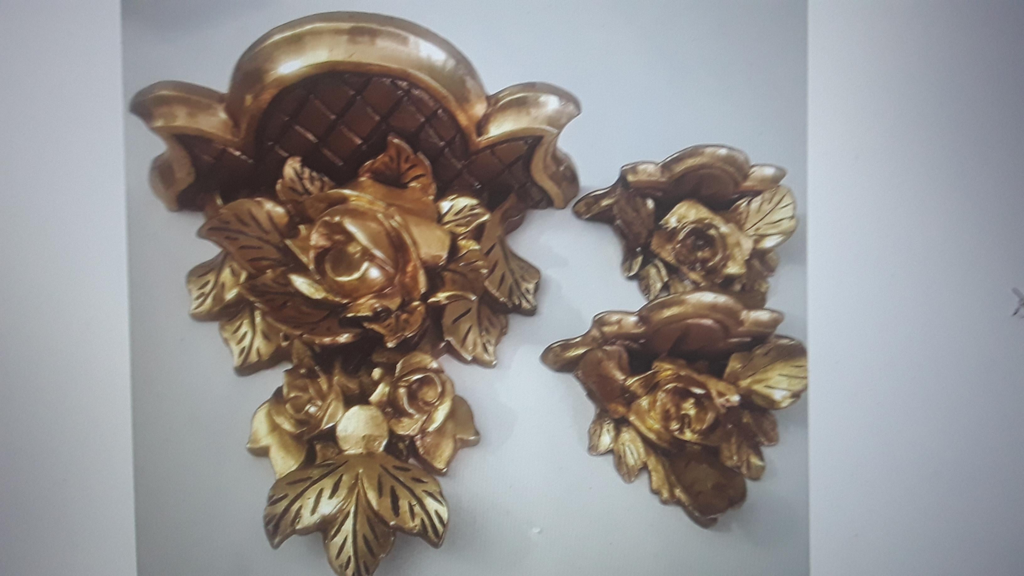 Juego 1920s Antiguo Dore Giltwood 