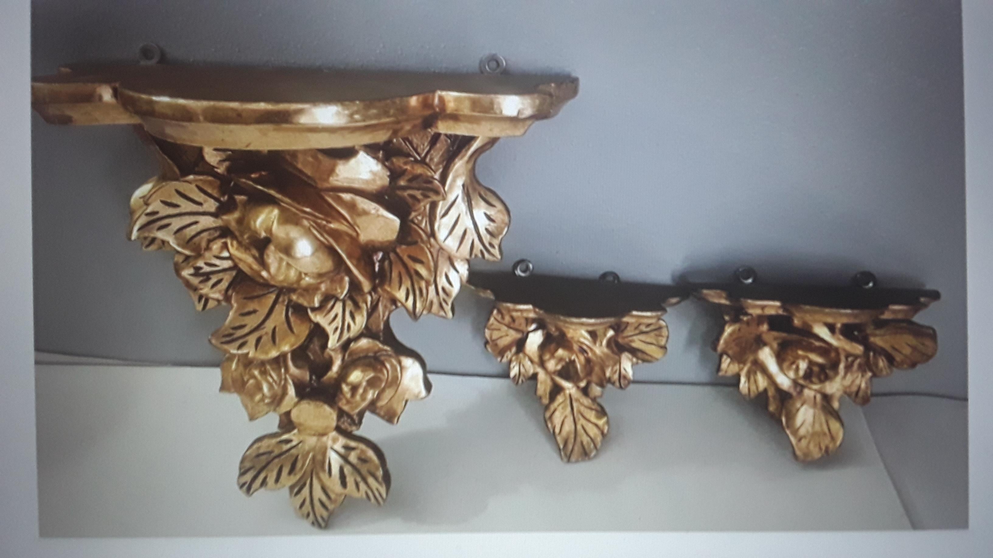 Juego 1920s Antiguo Dore Giltwood 