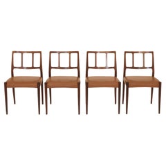 Ensemble de chaises 1950s Mid Century Danish Uldum Mobelfabrik