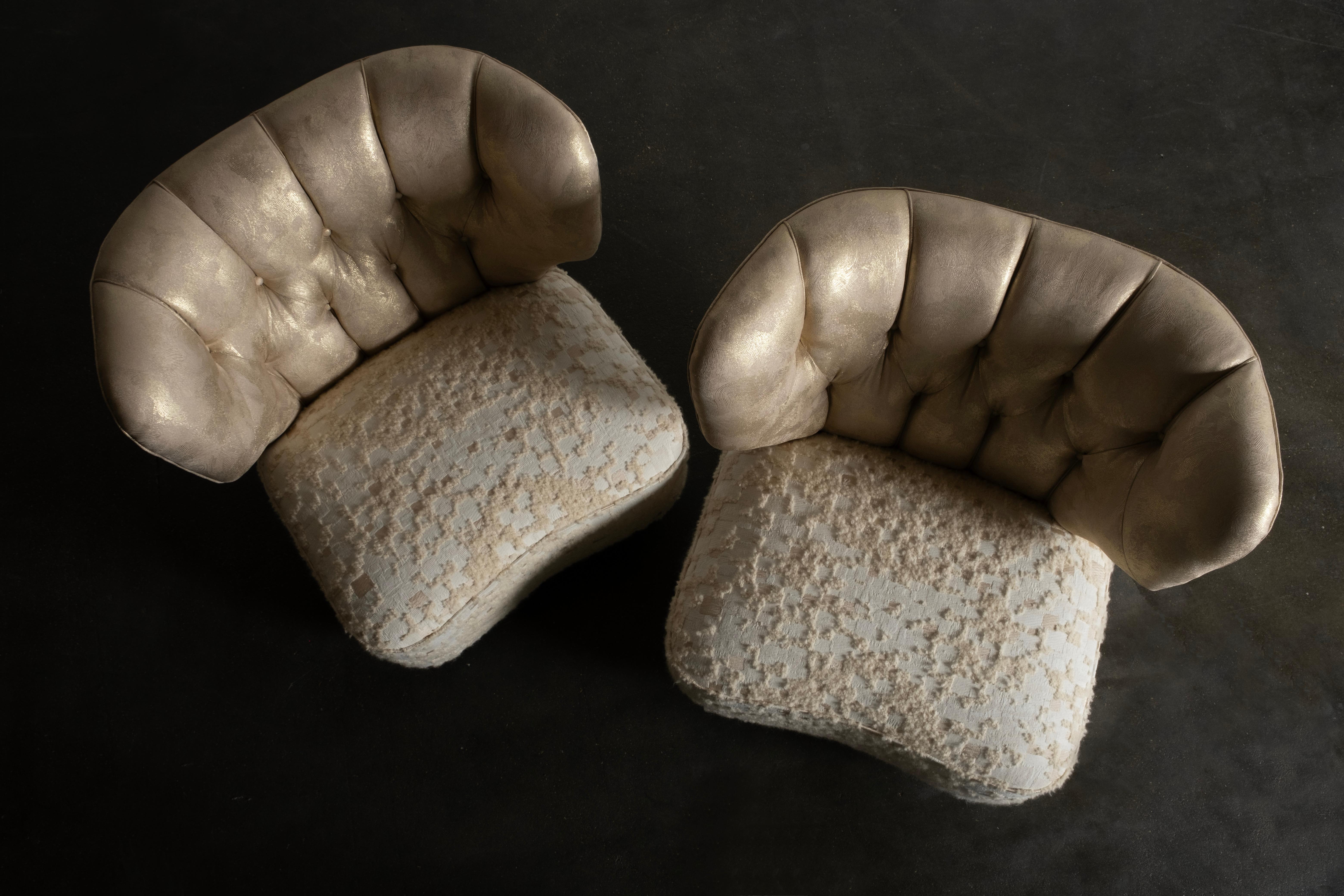 Set/2 Accent Chairs Carl-Johan Boman, 1950s, Full Restoration by Greenapple For Sale 7