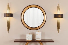 Set/2 Schachteln, Weiß und Hellblau, handgefertigt in Portugal von Lusitanus Home