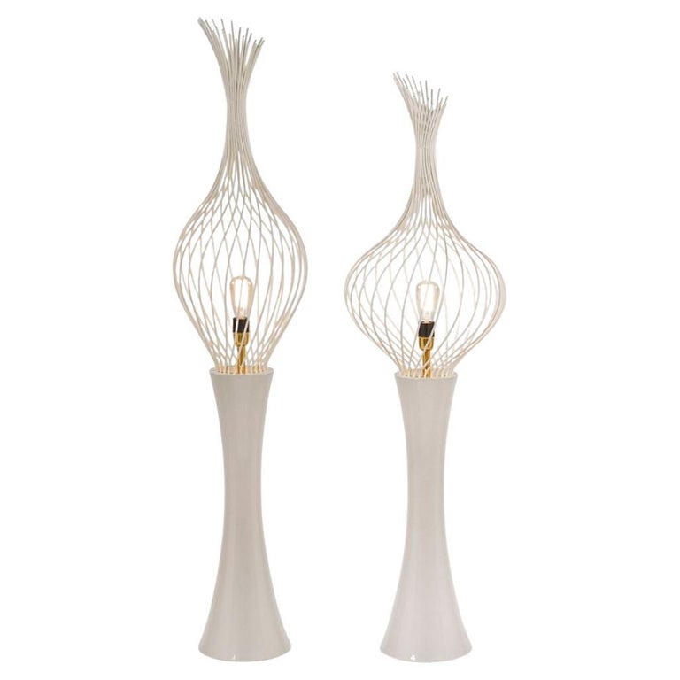 Set/2 Greenapple Floor Lamps, Monforte Floor Lamp, Handmade in Portugal