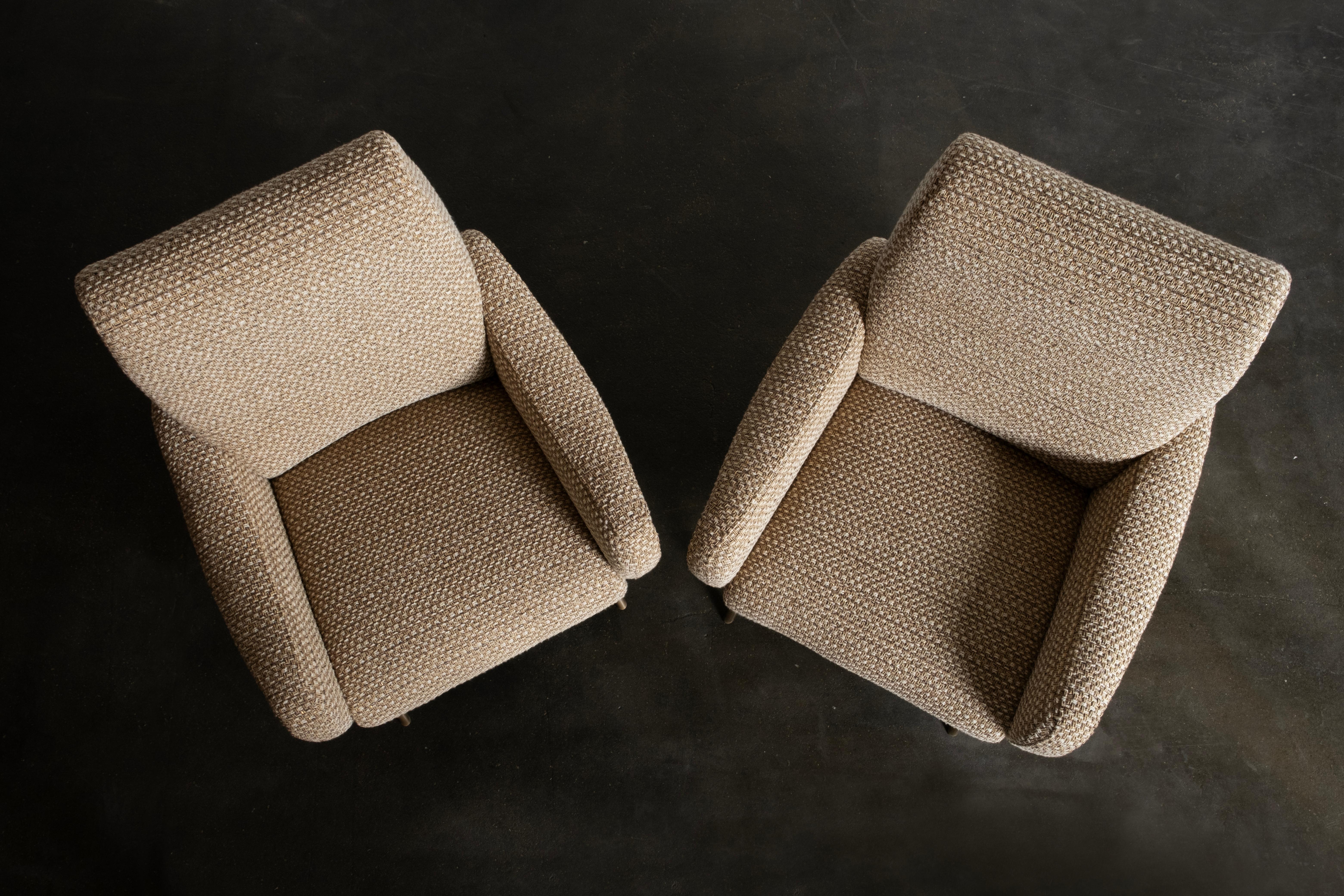Juego/2 Sillones Dama Marco Zanuso, años 50 Restauración completa by Greenapple Italiano en venta