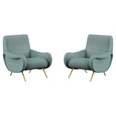 Set/2 Marco Zanuso Lady Armchairs, 1950s Full Restoration by Greenapple