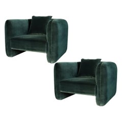 Set 2 of Jacob Armchair by Collector