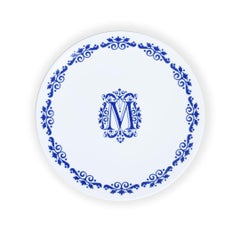 Set 2 Pcs Dinner Plates Ornements Collection Maison Manoï Limoges Porcelain