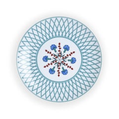 Set 2 pcs Dinner Plates Volutes collection Maison Manoï Limoges porcelain