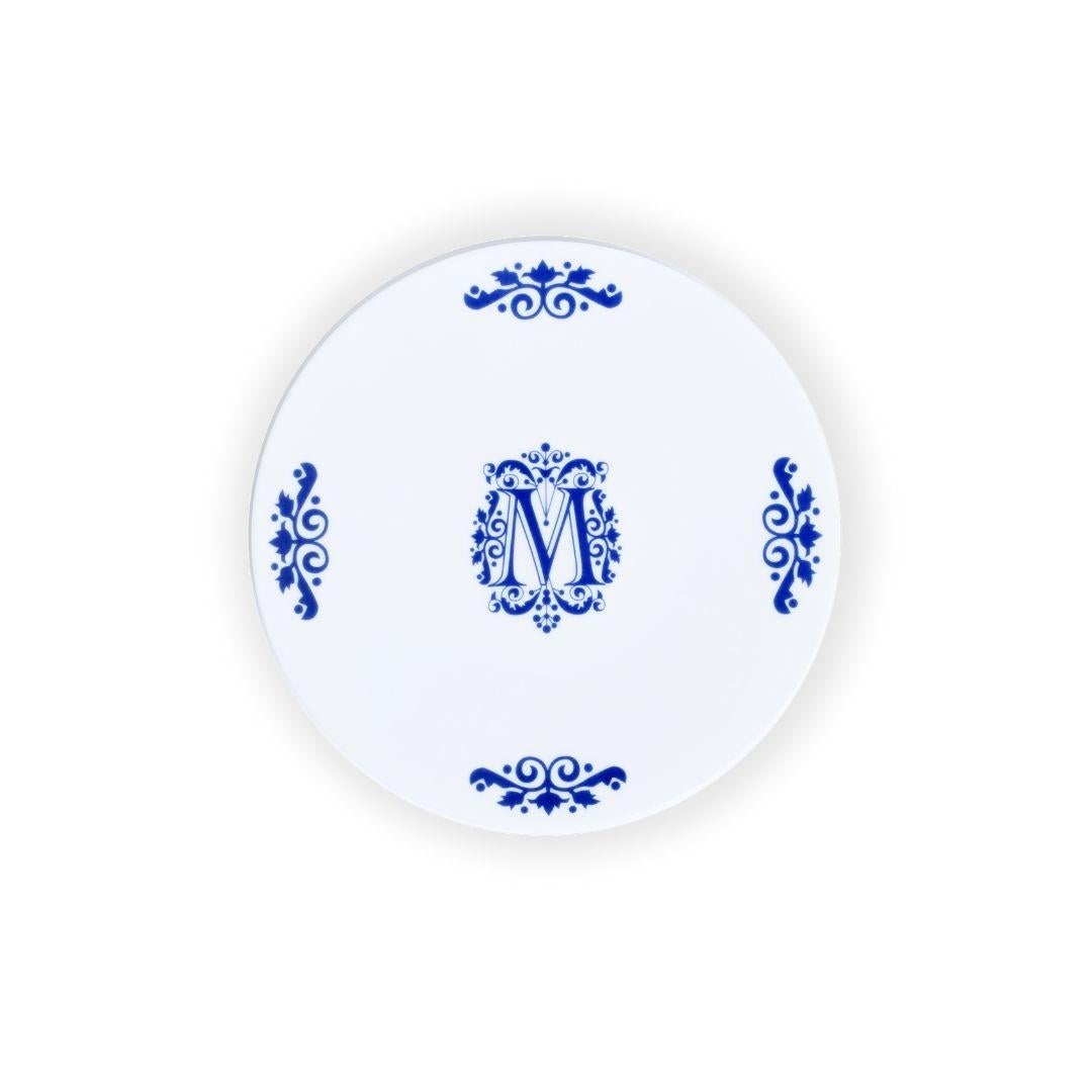 Art Nouveau  Set 2 pcs plates Ornements collection Maison Manoï Limoges porcelain For Sale