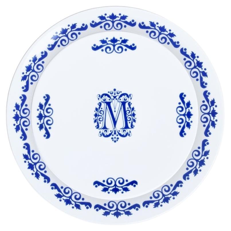  Set 2 pcs plates Ornements collection Maison Manoï Limoges porcelain