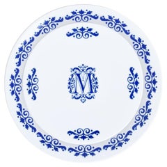  Set 2 pcs plates Ornements collection Maison Manoï Limoges porcelain