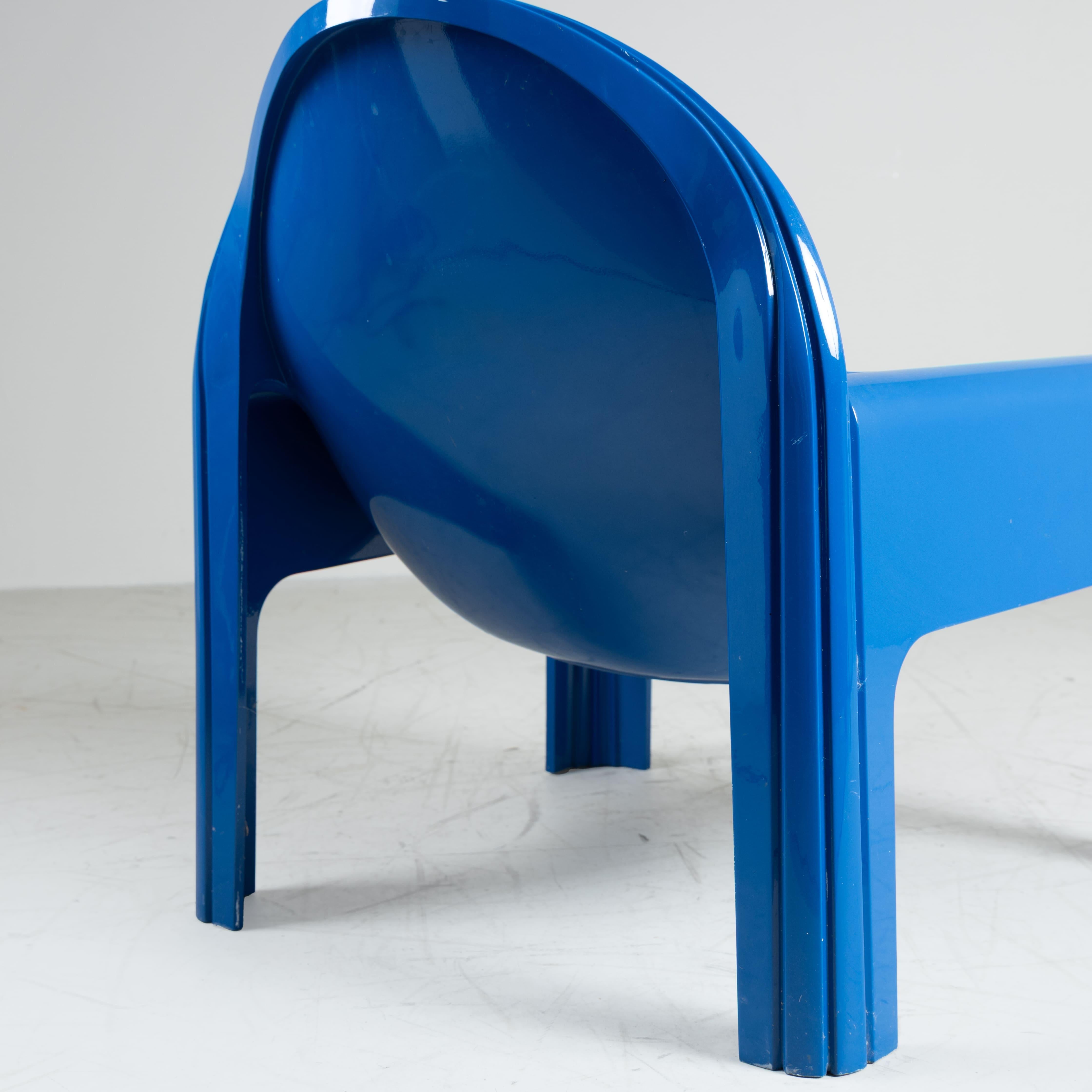Set 2 poltrone 4794 blu, Gae Aulenti, Kartell in vendita 7
