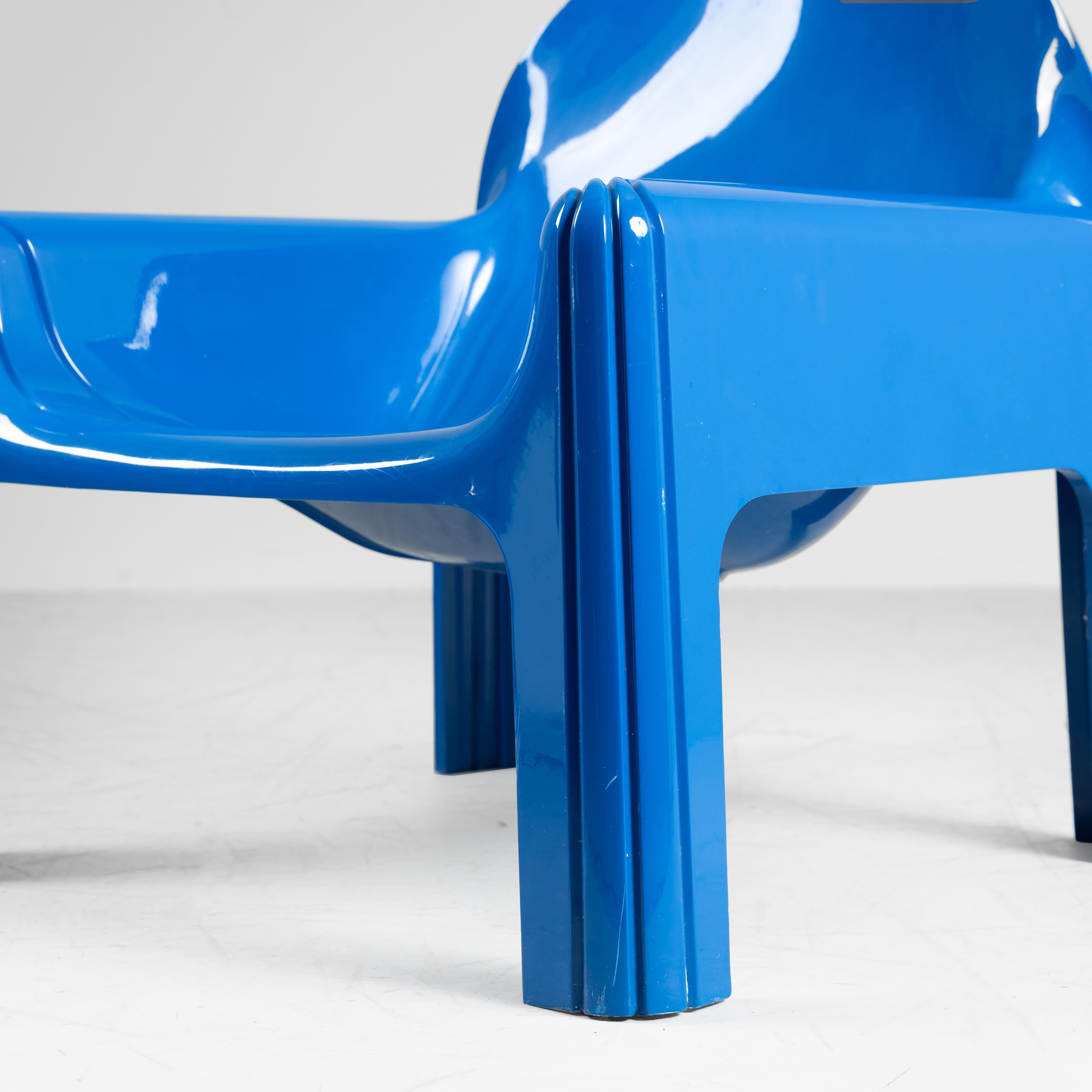 Set 2 poltrone 4794 blu, Gae Aulenti, Kartell in vendita 2