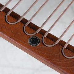 Set of 2 FD133 armchairs, Finn Juhl, new light green fabric