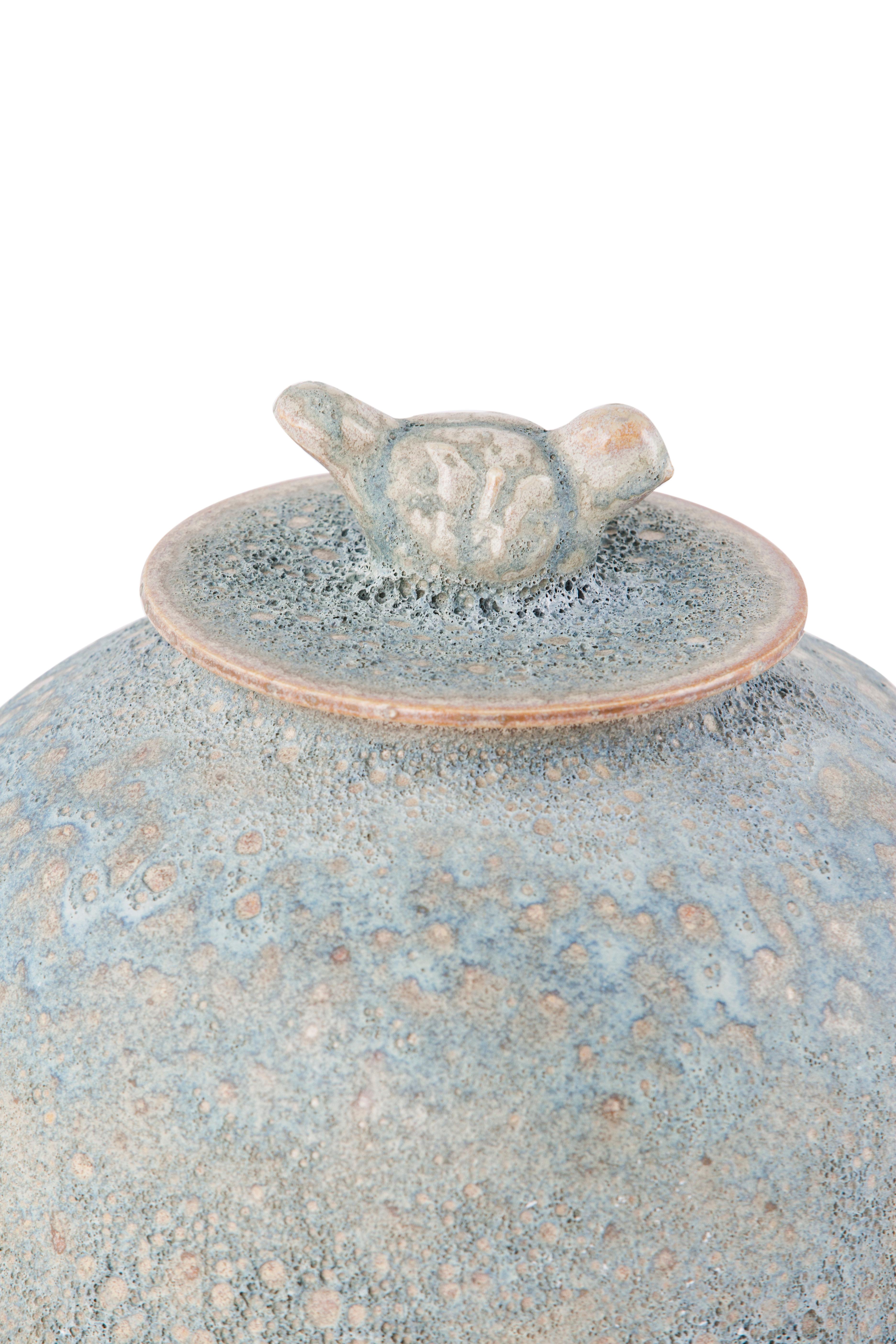 Modern Set/2 Porcelain Pots, Yang Pots, Light Blue, by Lusitanus Home For Sale