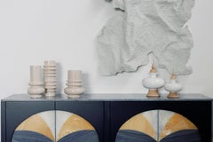 Set/2 Pots, Ceramic Pots, White, Handmade in Portugal by Lusitanus Home