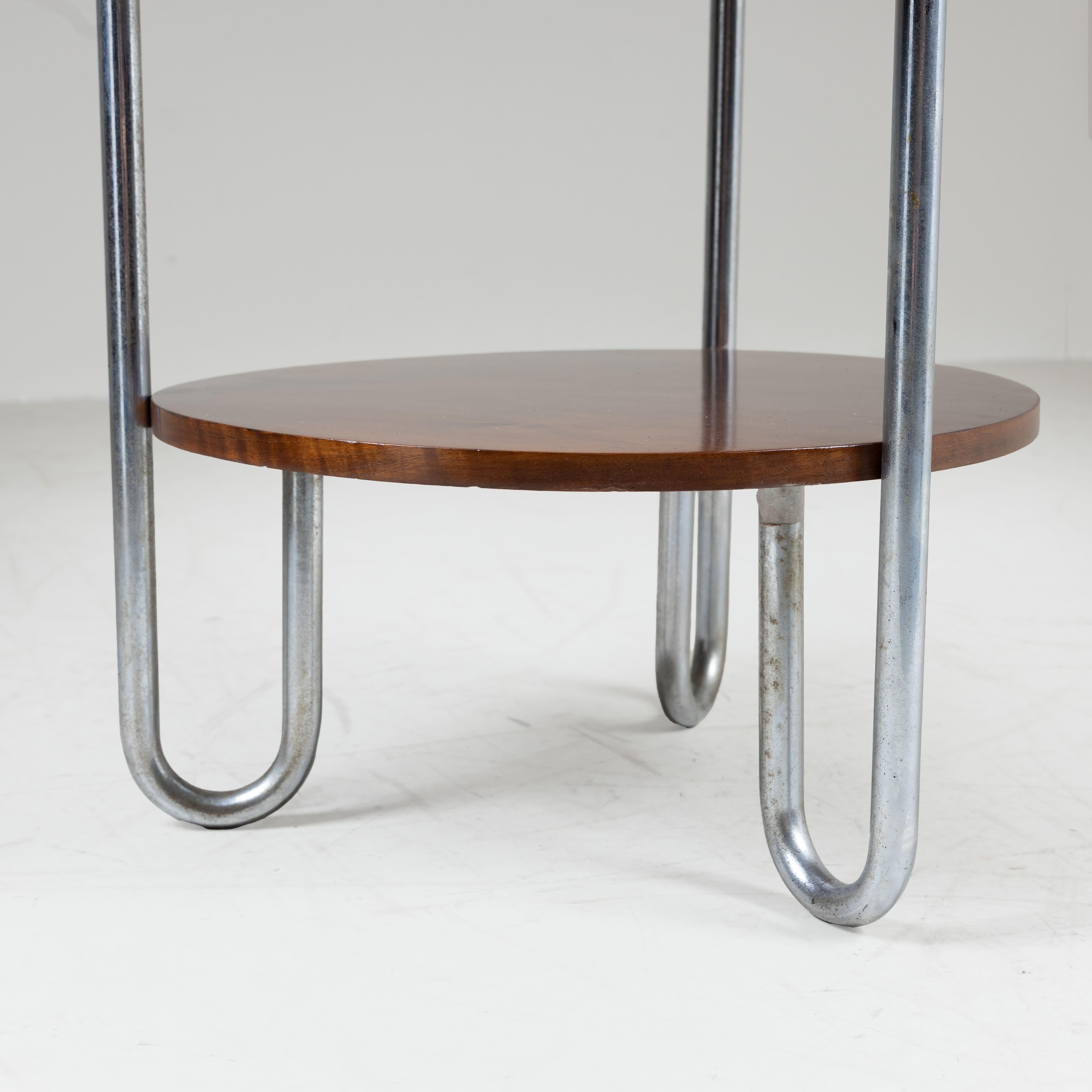 Set 2 sedie e tavolino in stile razionalista, Produzione Cova, 1935 im Angebot 12