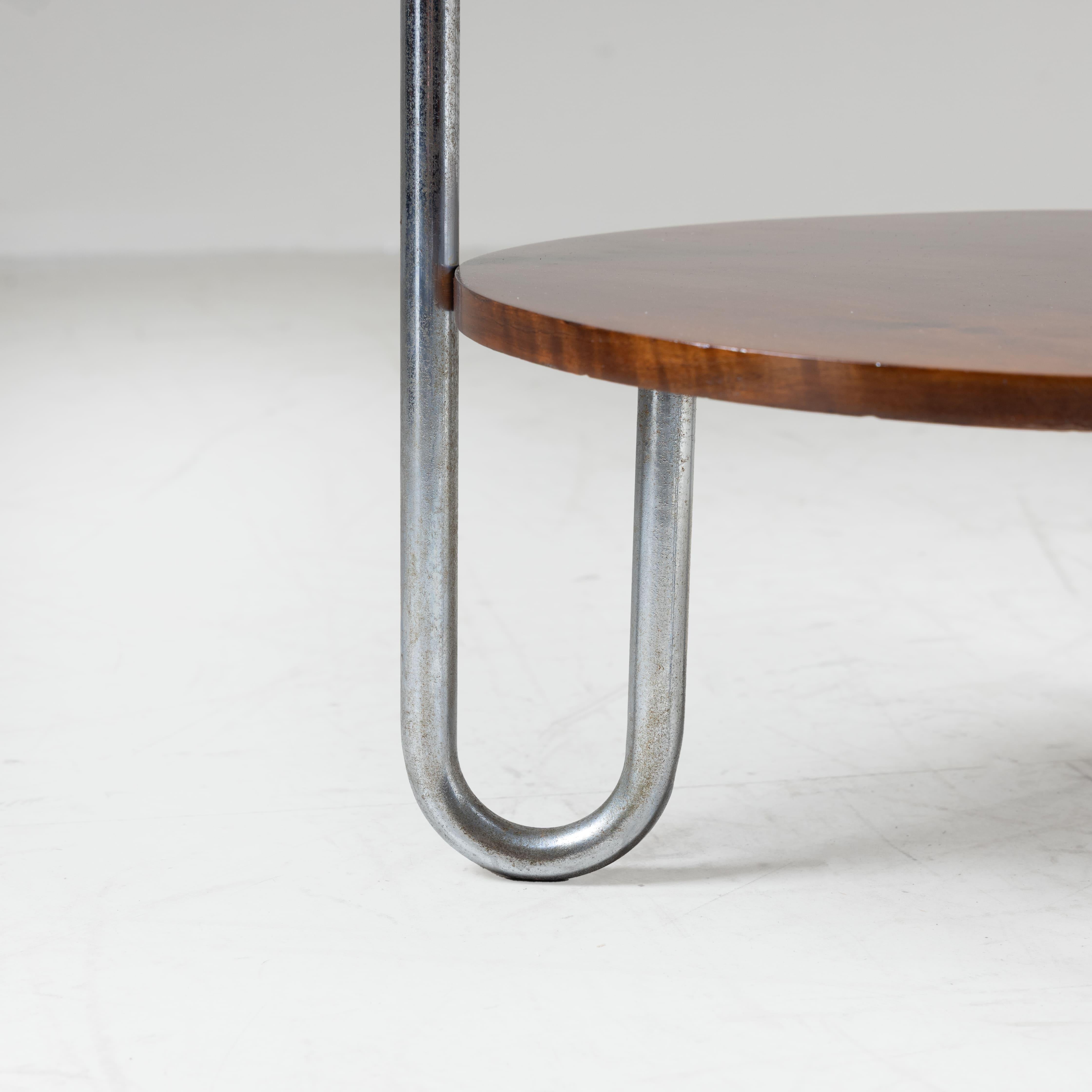 Set 2 sedie e tavolino in stile razionalista, Produzione Cova, 1935 im Angebot 13