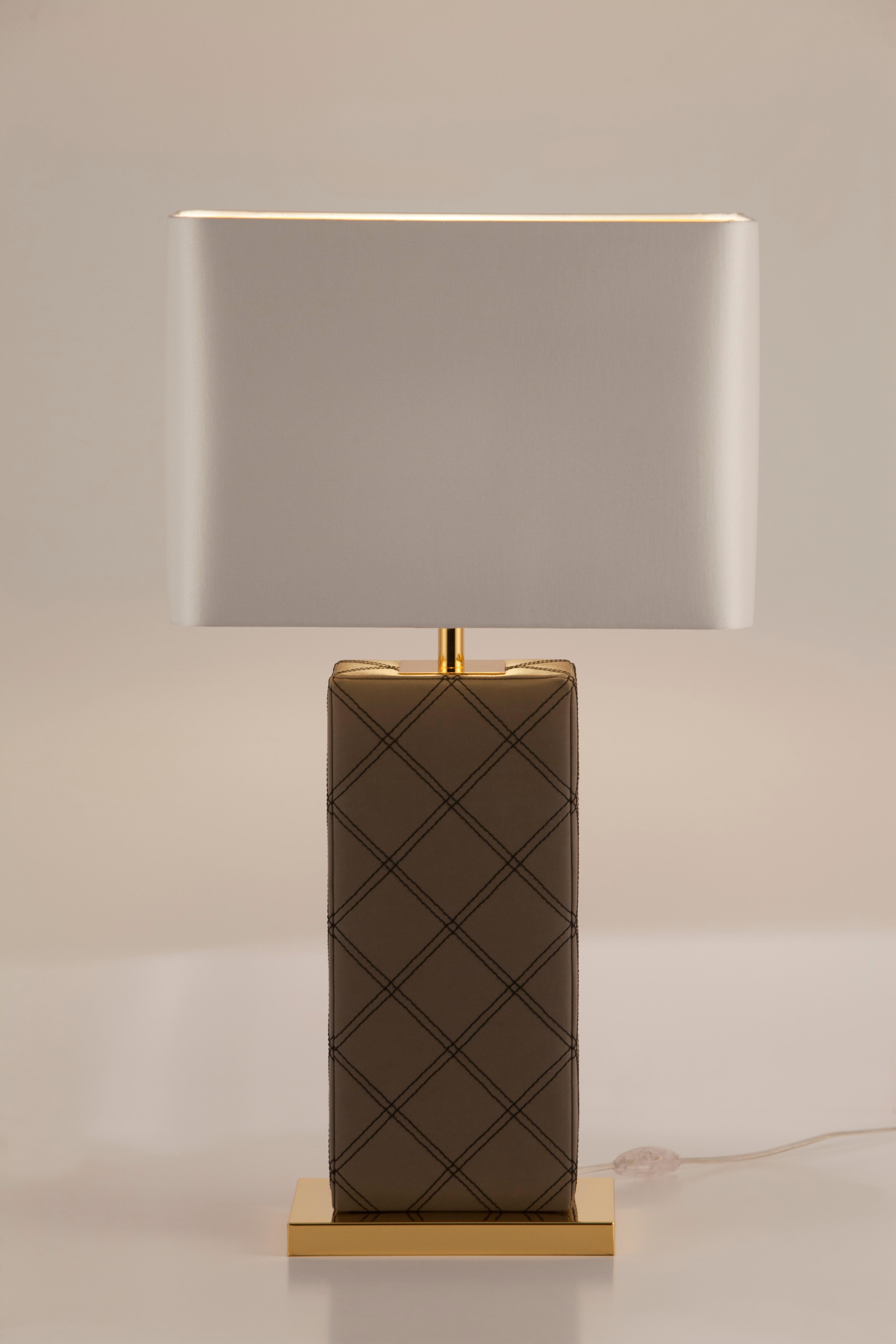 Brossé Set/2 lampe de table, lampe de table Oceanus, fait à la main au Portugal Greenapple en vente