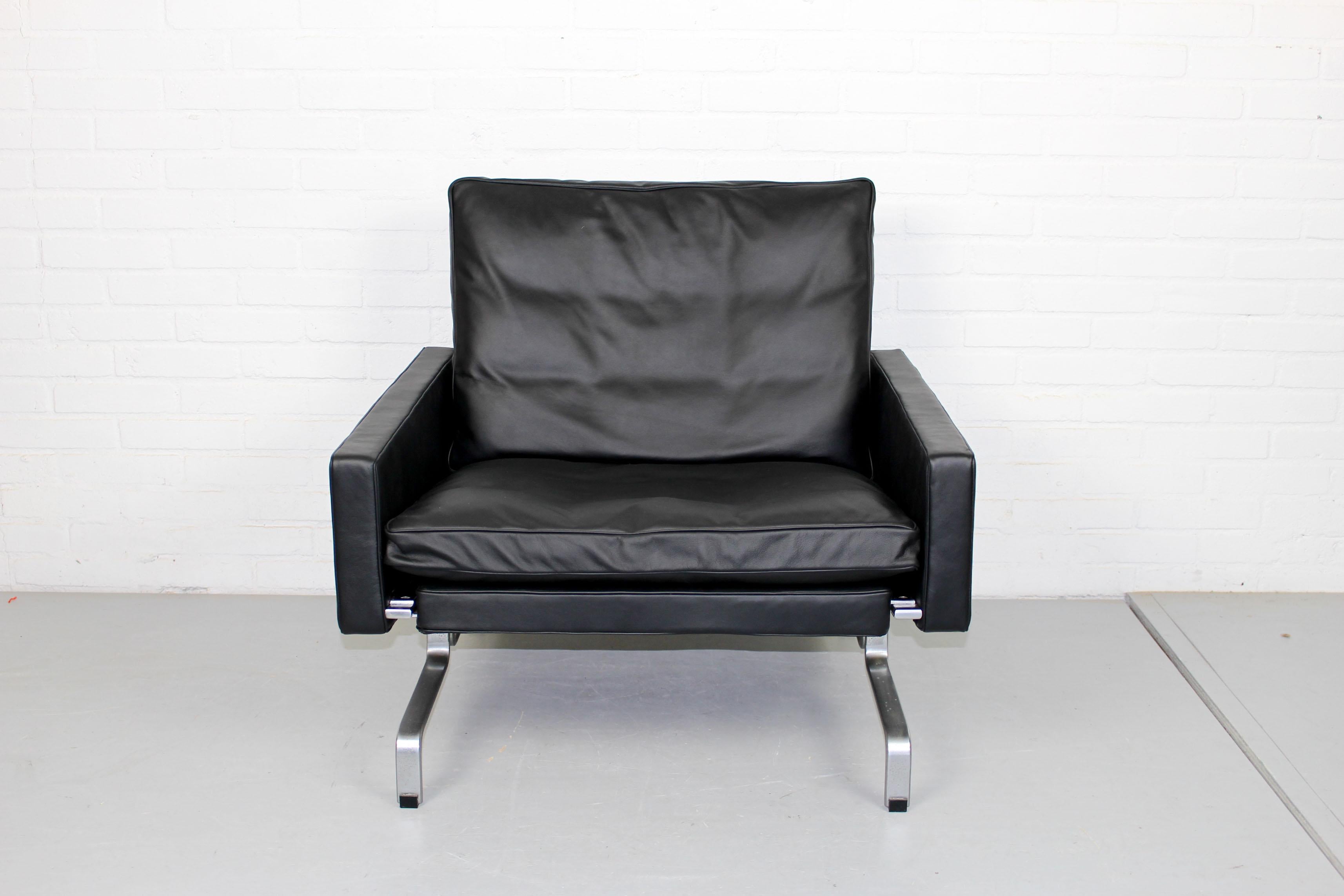 Set 2 Vintage PK31/1 Lounge Chair & PK61 Coffee Table by Poul Kjaerholm for E. K 5