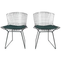 Set of 20 Vintage Chrome Bertoia Side Chairs by Knoll