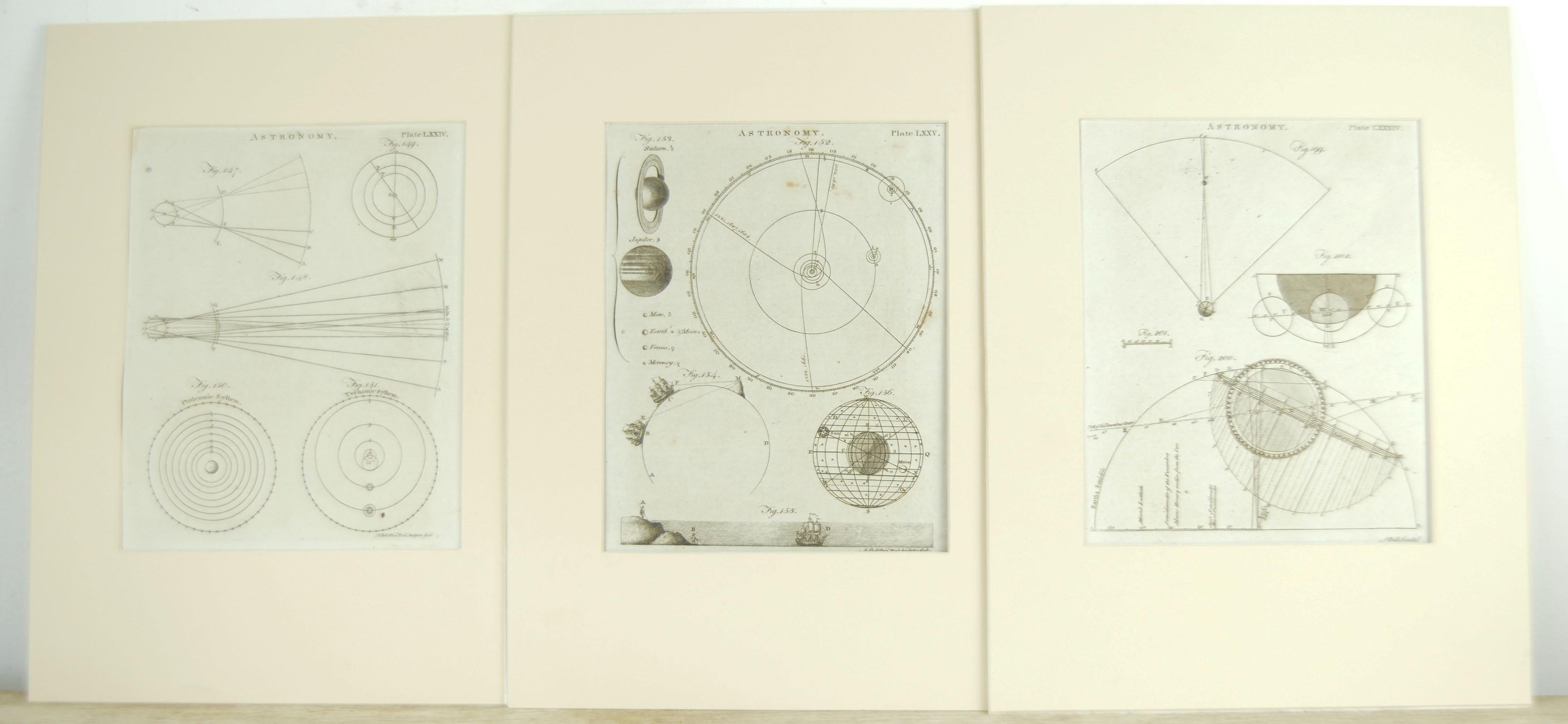 Set 24 18th Century Astronomy Prints by A.Bell In Good Condition In St Annes, Lancashire