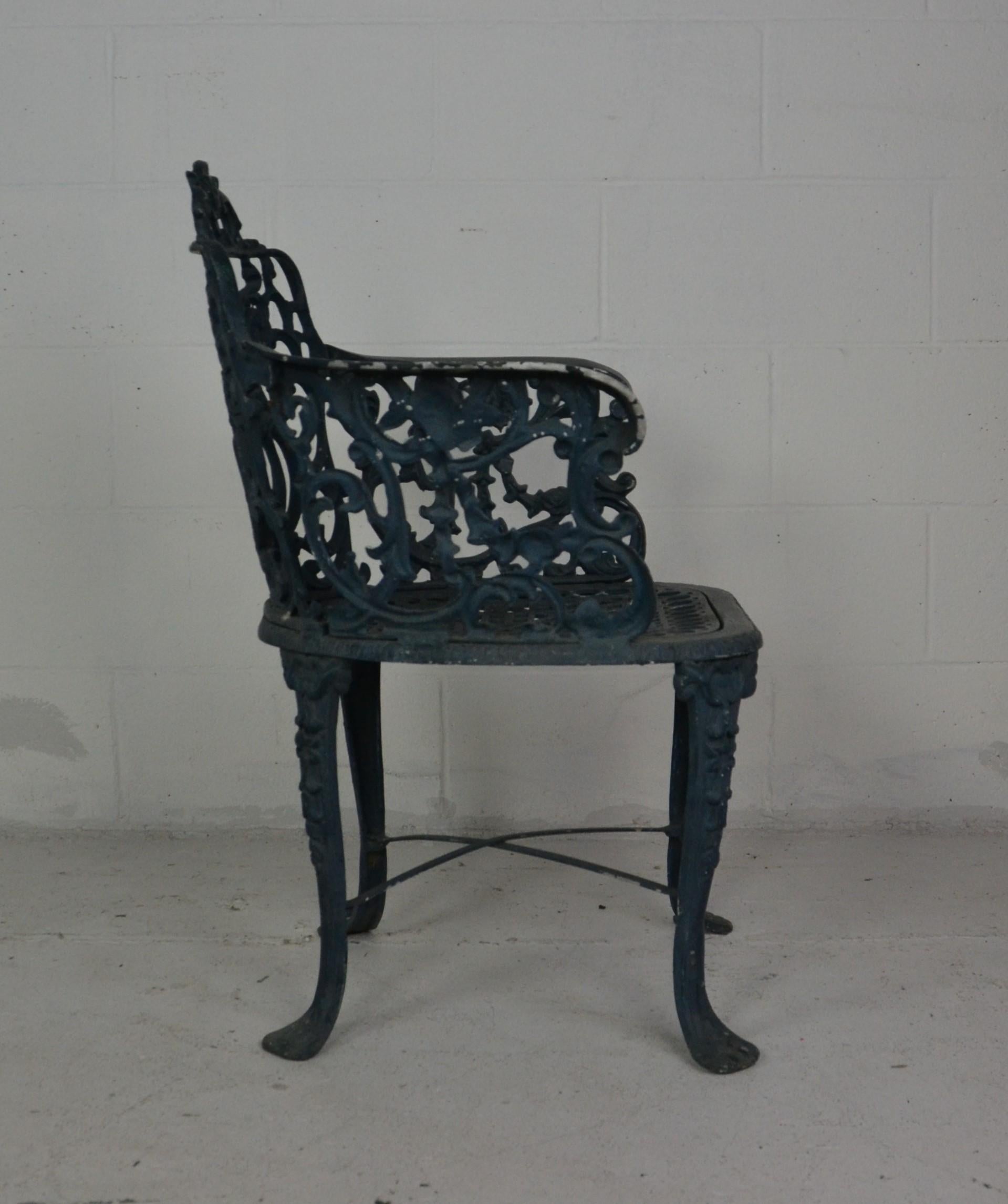 Mid-20th Century Set of 3 1950s Garden / Patio Chairs