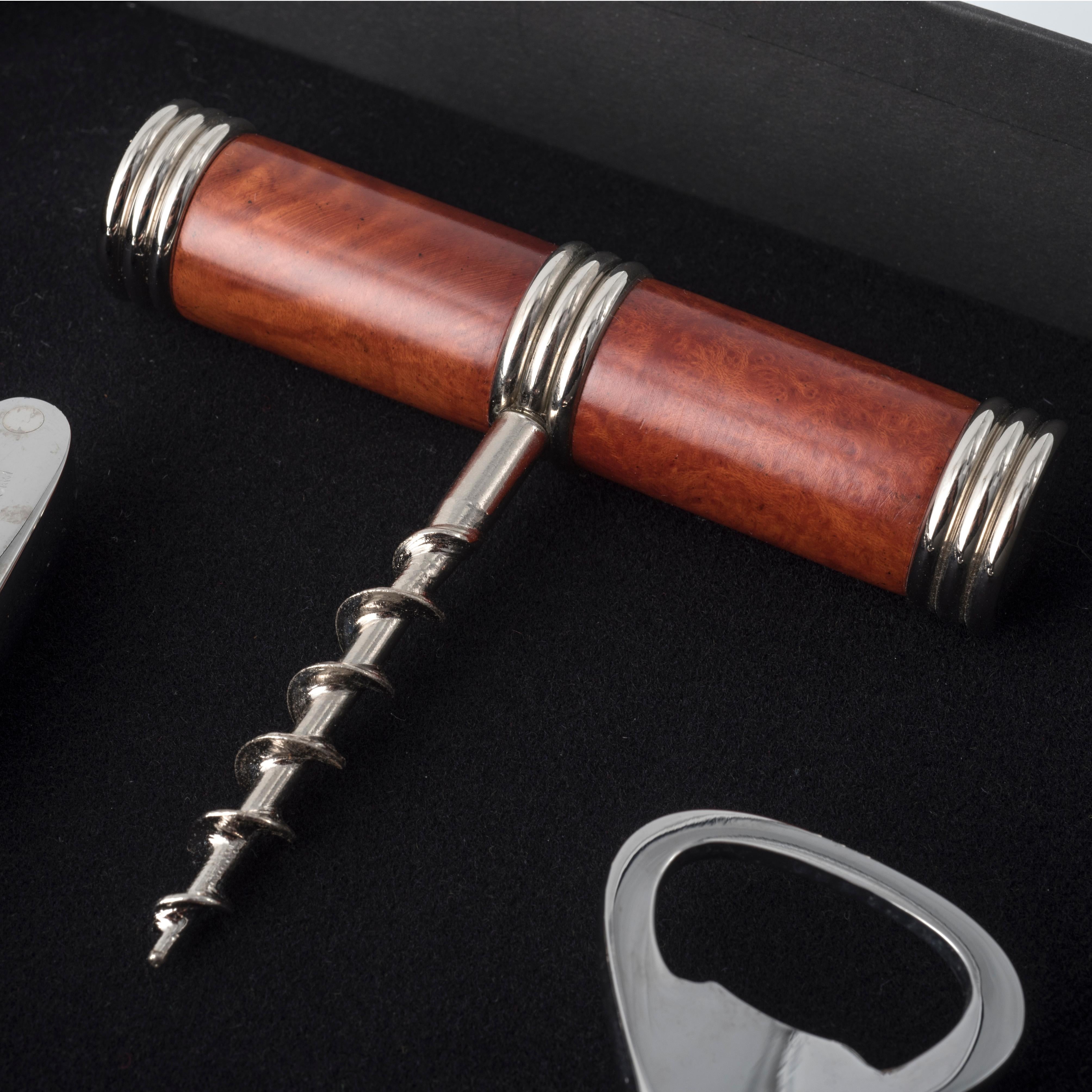 SET #3 ACCESORIOS DE BAR: abrebotellas cascanueces abrelatas diseño exclusivo Contemporáneo en venta