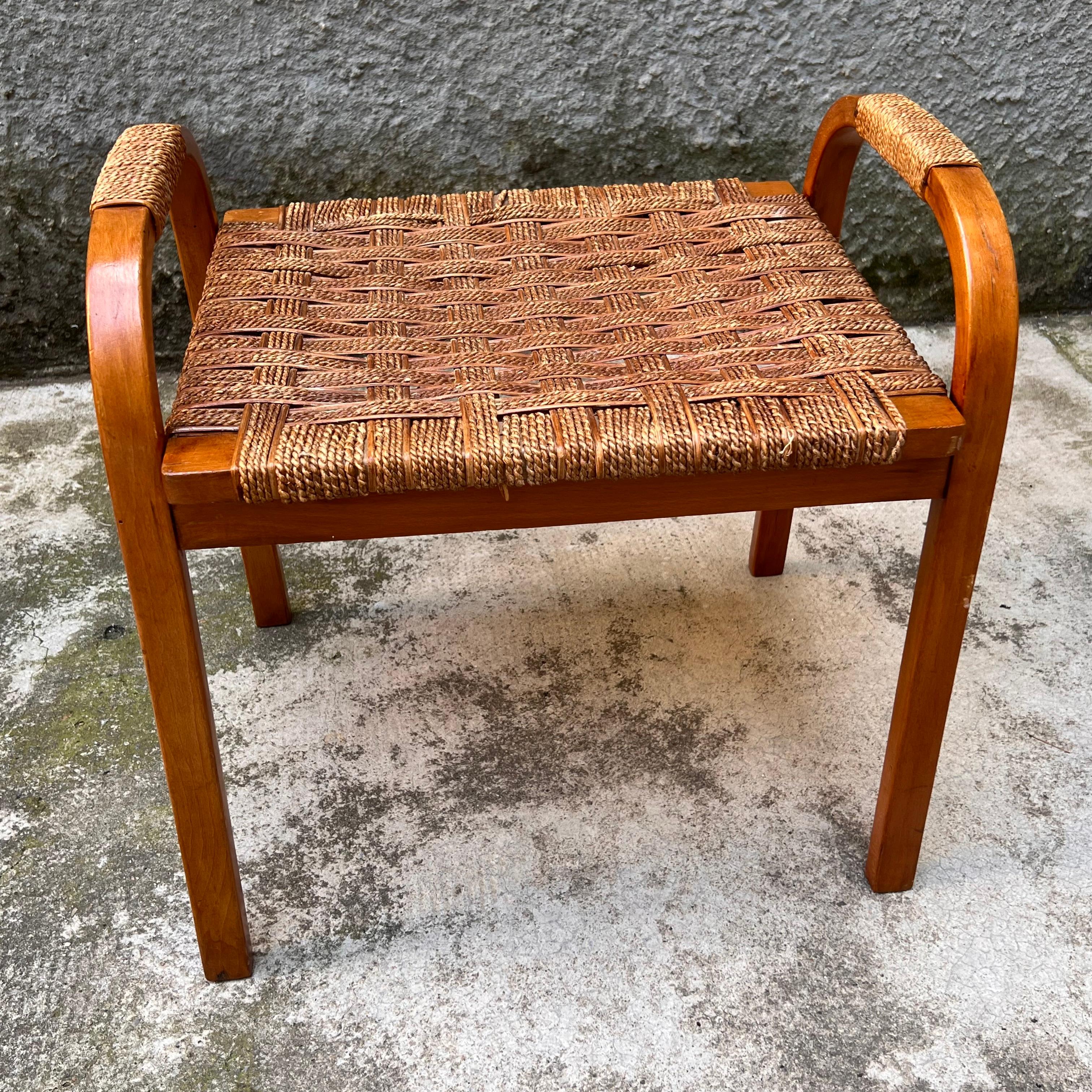 Set 3 Chaise Lounge and 1 Stool/Pouff - G. Pagano Pogatschnig - italy 1940s For Sale 6