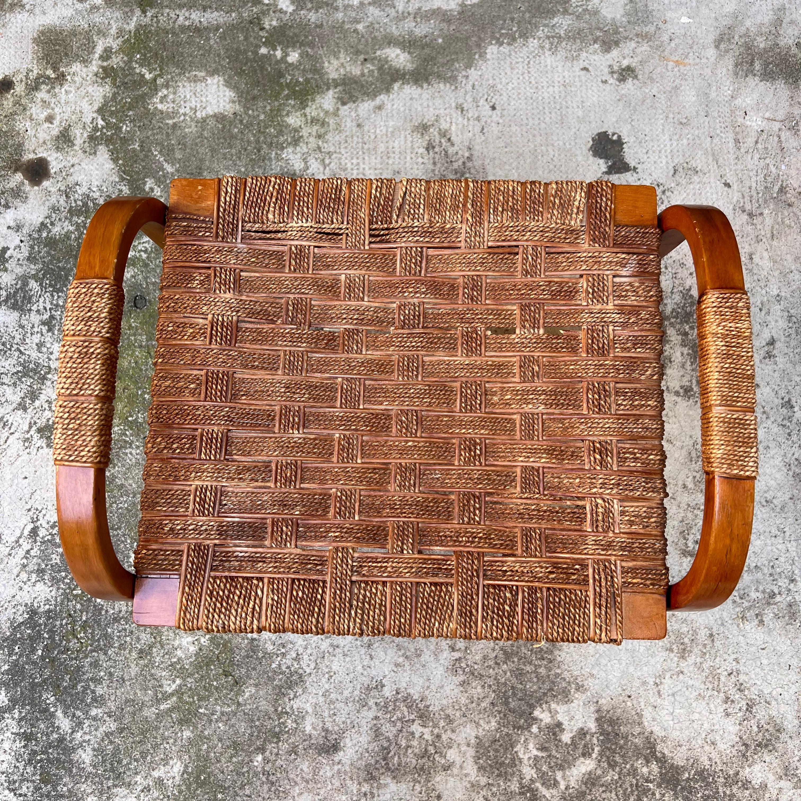 Set 3 Chaise Lounge and 1 Stool/Pouff - G. Pagano Pogatschnig - italy 1940s For Sale 8