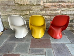 Set 3 Panton style Rare 1970’s Space Age MCM Casalino 1 Kids Chair