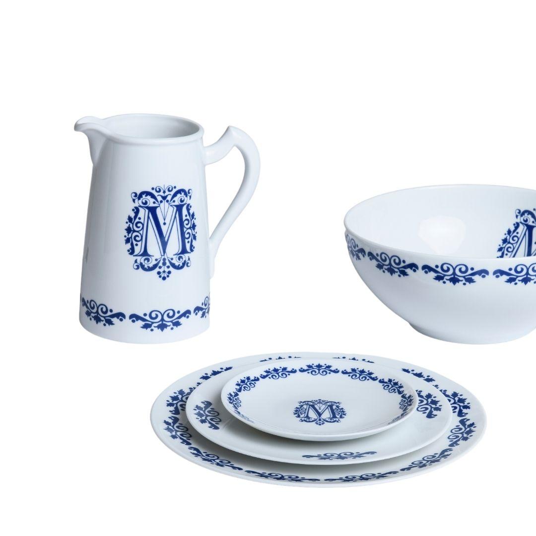 Set 3 Pcs Plates Ornements Collection Maison Manoï Limoges Porcelain In New Condition For Sale In BORDEAUX, FR