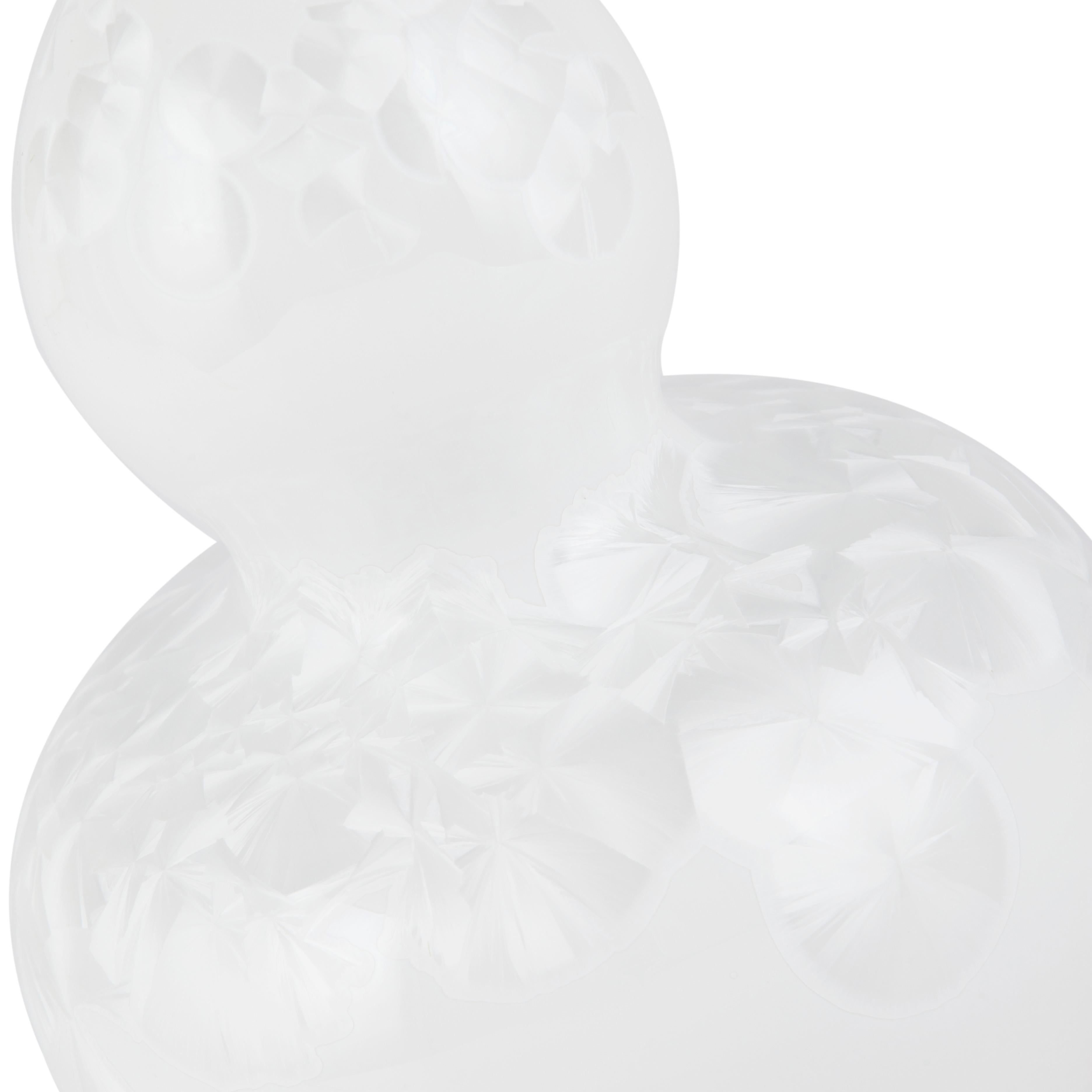 Set/3 Porzellanvasen, DiaoChan-Vasen, weiß, handgeformt und handdekoriert im Zustand „Neu“ im Angebot in Lisboa, PT