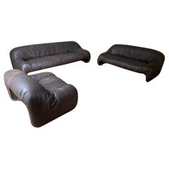 Set 3 Sofas Bonanza De Afra & Tobia Scarpa Pour C&B Italia