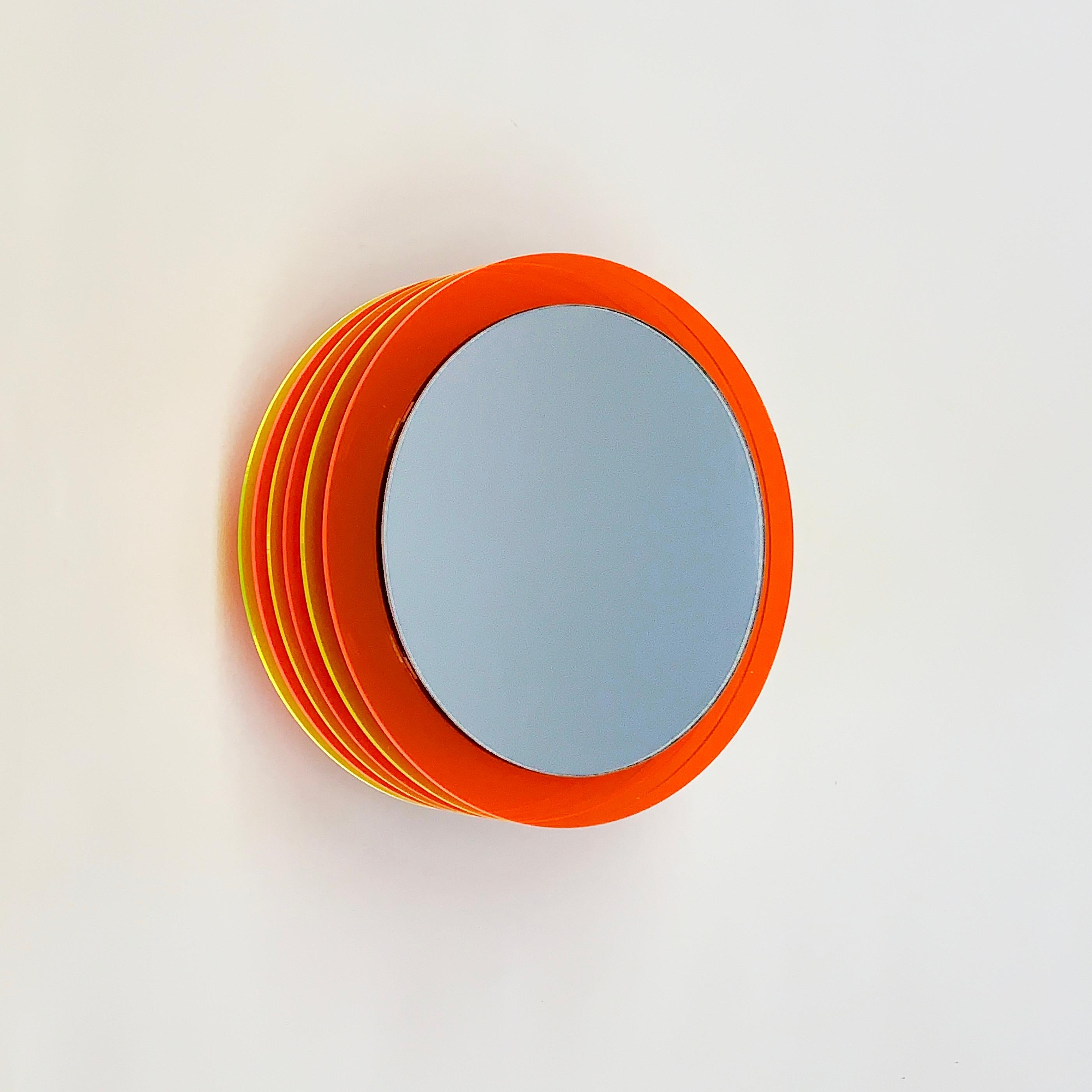 XXI secolo e contemporaneo Set 3d - Specchi da parete con plexiglass, design scultura di Andreas Berlin in vendita