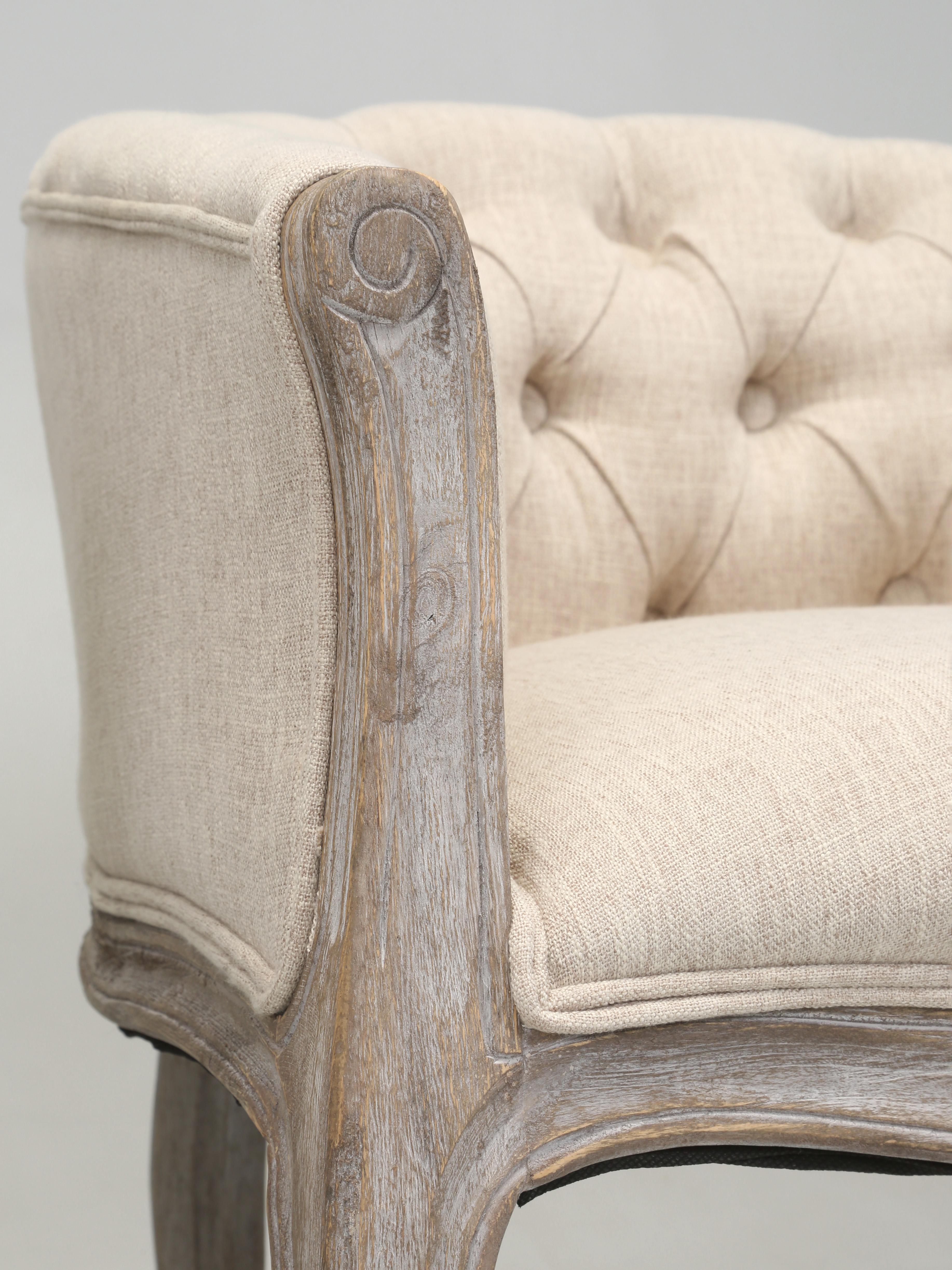 Laine Ensemble (4) chaises d'appoint avec coussins d'assise touffetés, Confortable en vente